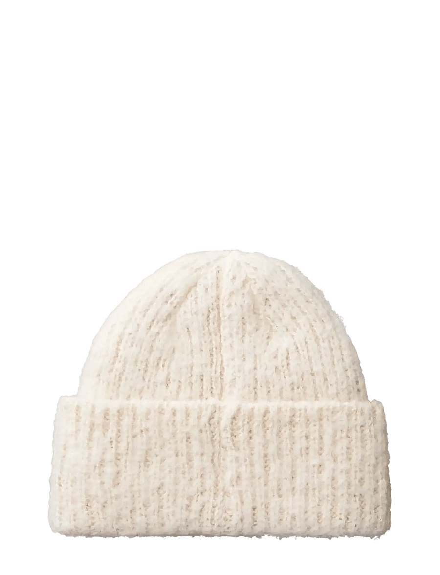 Calvin Klein - BRUSHED SOLID CHUNKY RIB BEANIE - mützen - light hay - 1