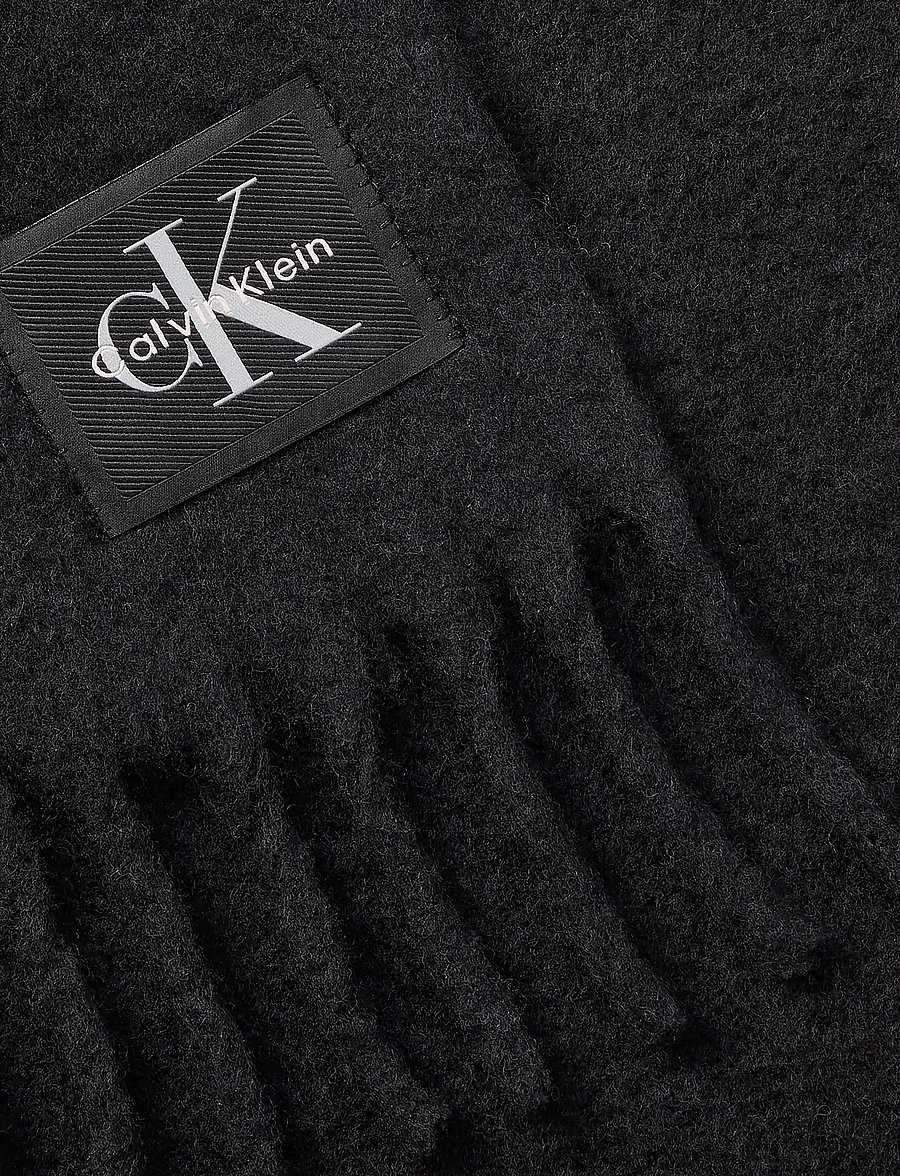 Calvin Klein - BRUSHED SOLID HW SCARF - halstørklæder - black - 2