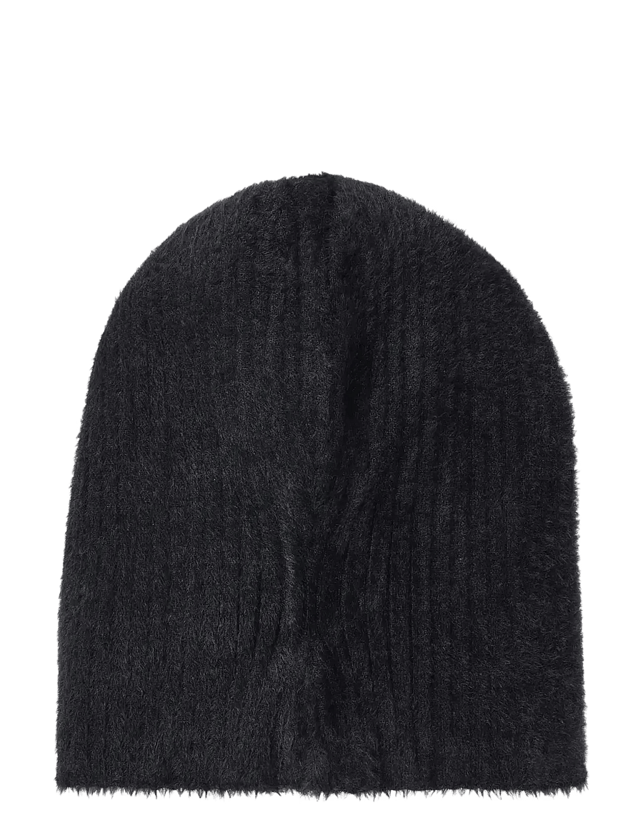 Calvin Klein - FUZZY RIB BALACLAVA - maskmütsid - black - 1