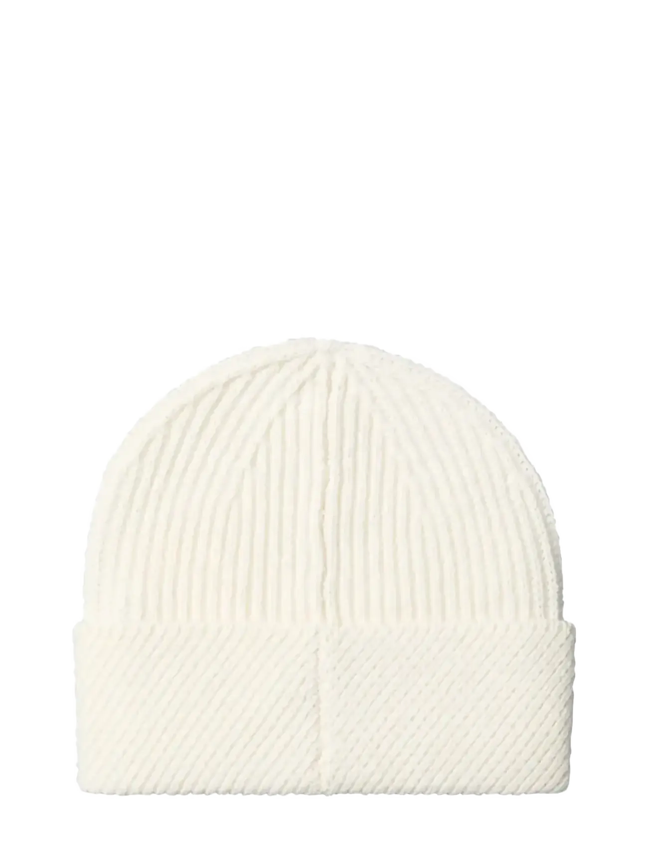 Calvin Klein - CK METAL WOOL SLANTED RIB BEANIE - huer - light hay - 1
