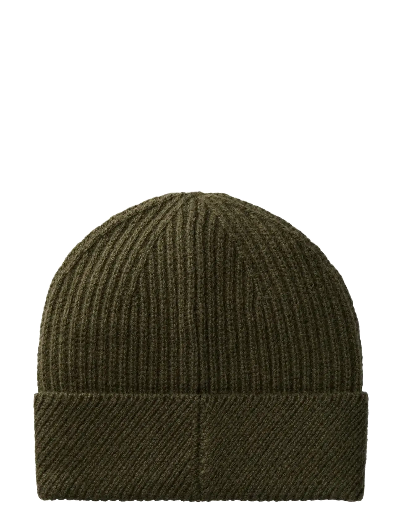 Calvin Klein - CK METAL WOOL SLANTED RIB BEANIE - mützen - olive night - 1