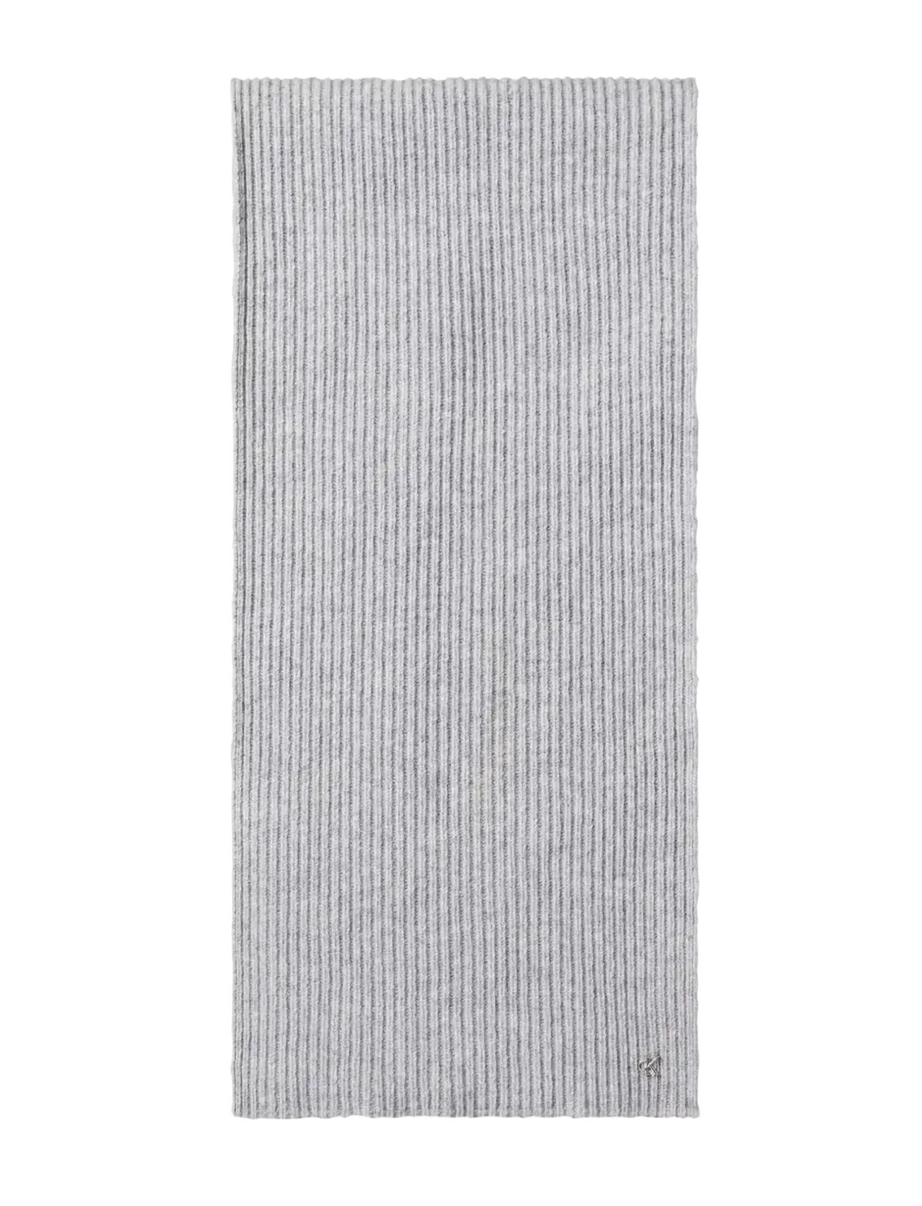 Calvin Klein CK METAL WOOL RIB SCARF - Schals - BC05 GREY HEATHER / grey
