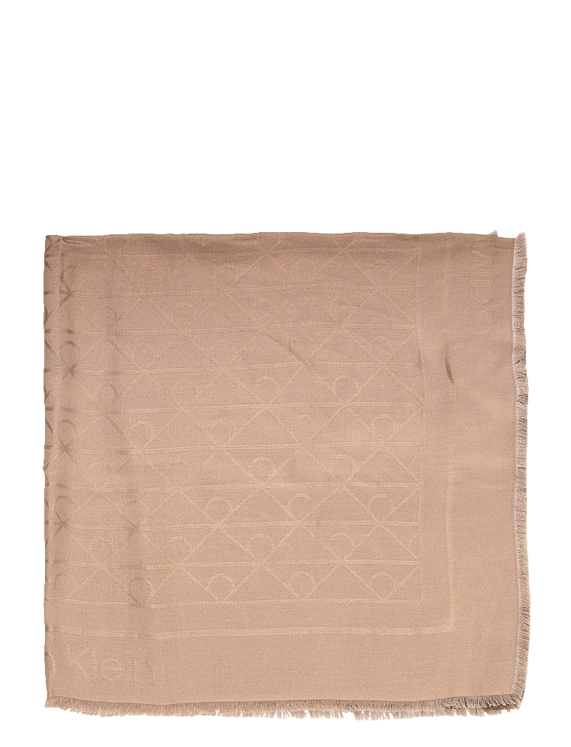 Calvin Klein - GRADIENT EMBLEM SQUARE SCARF 70x - alltags-style - cornstalk - 1