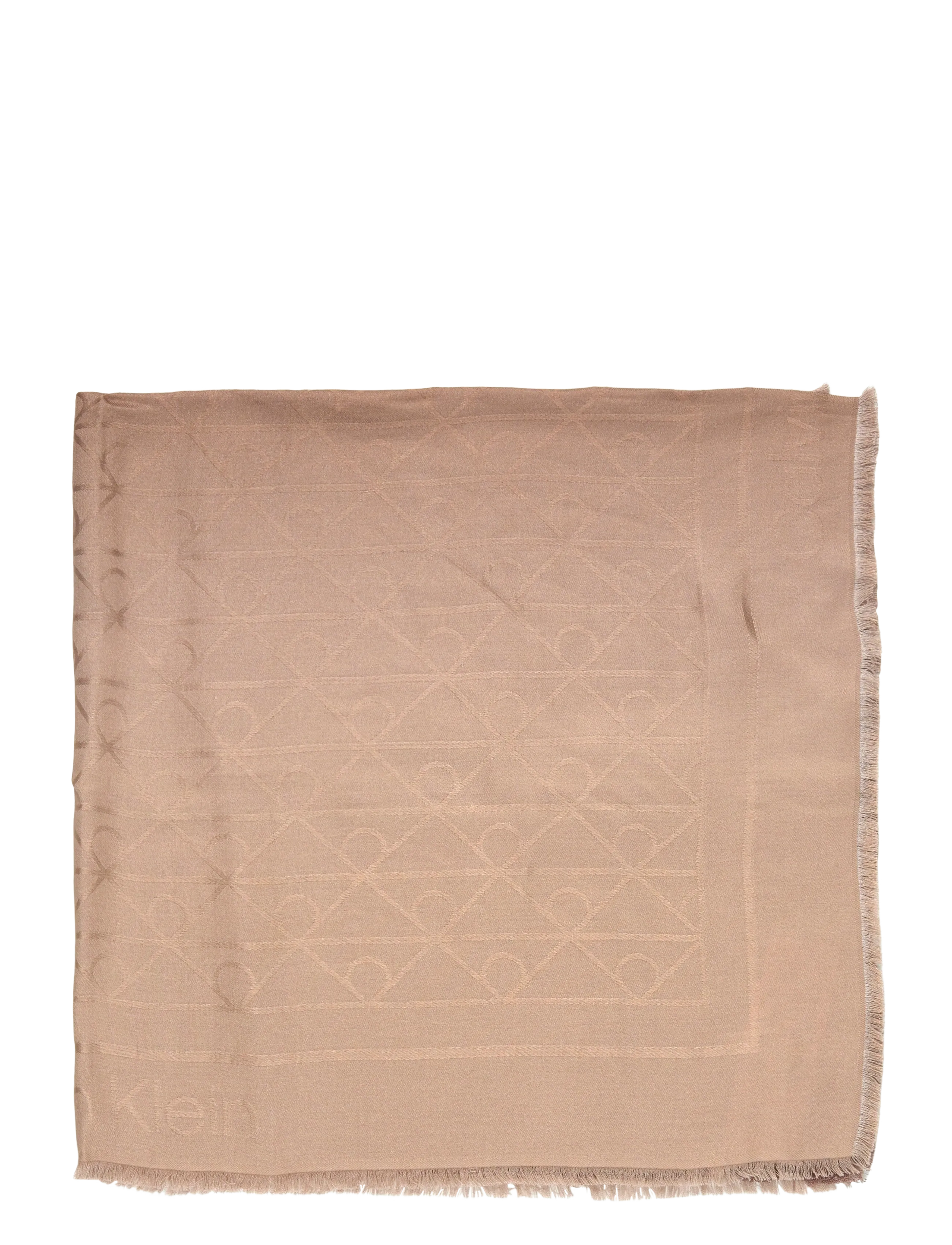 Calvin Klein - GRADIENT EMBLEM SQUARE SCARF 70x - tynde tørklæder - cornstalk - 1