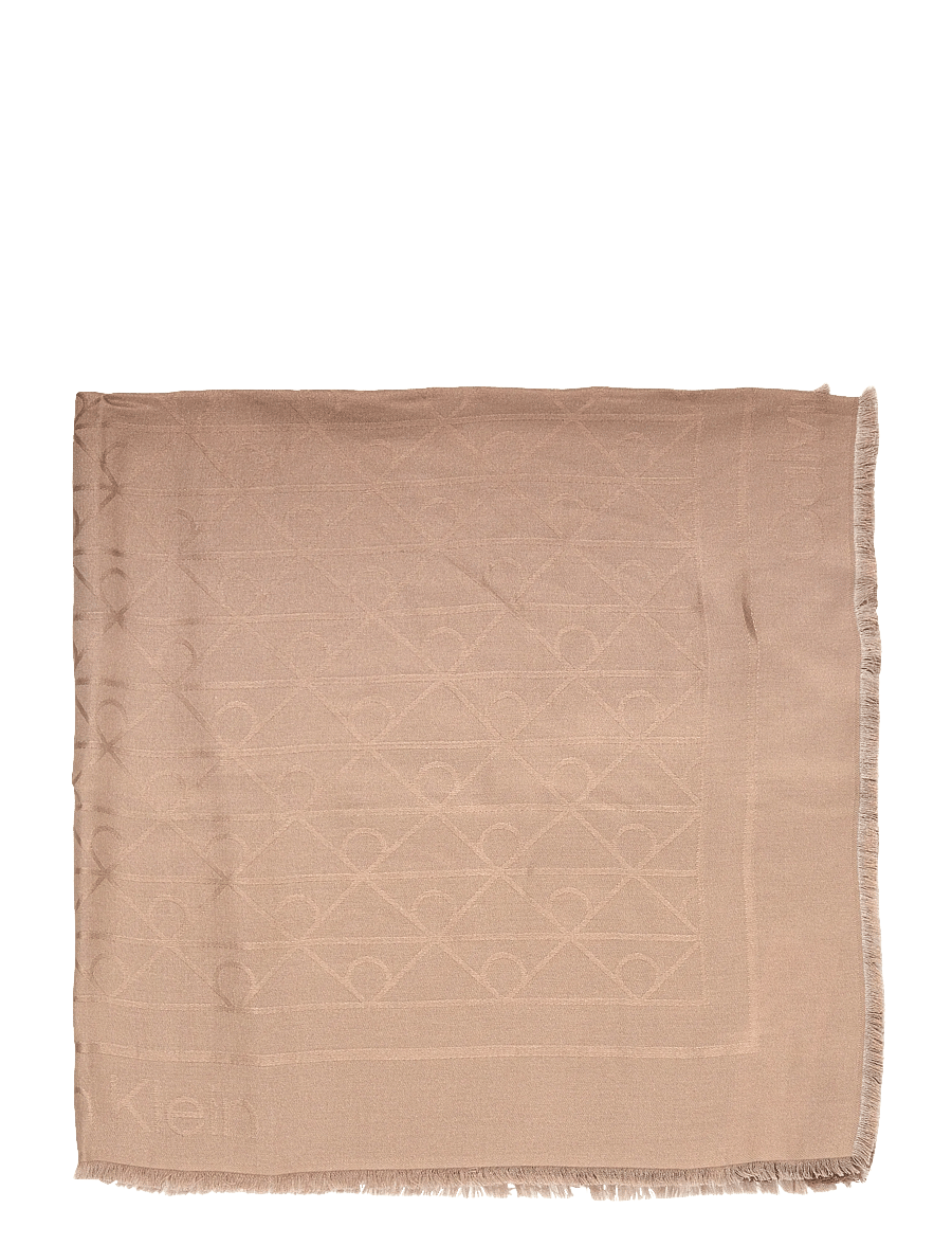 Calvin Klein - GRADIENT EMBLEM SQUARE SCARF 70x - tynde tørklæder - cornstalk - 1