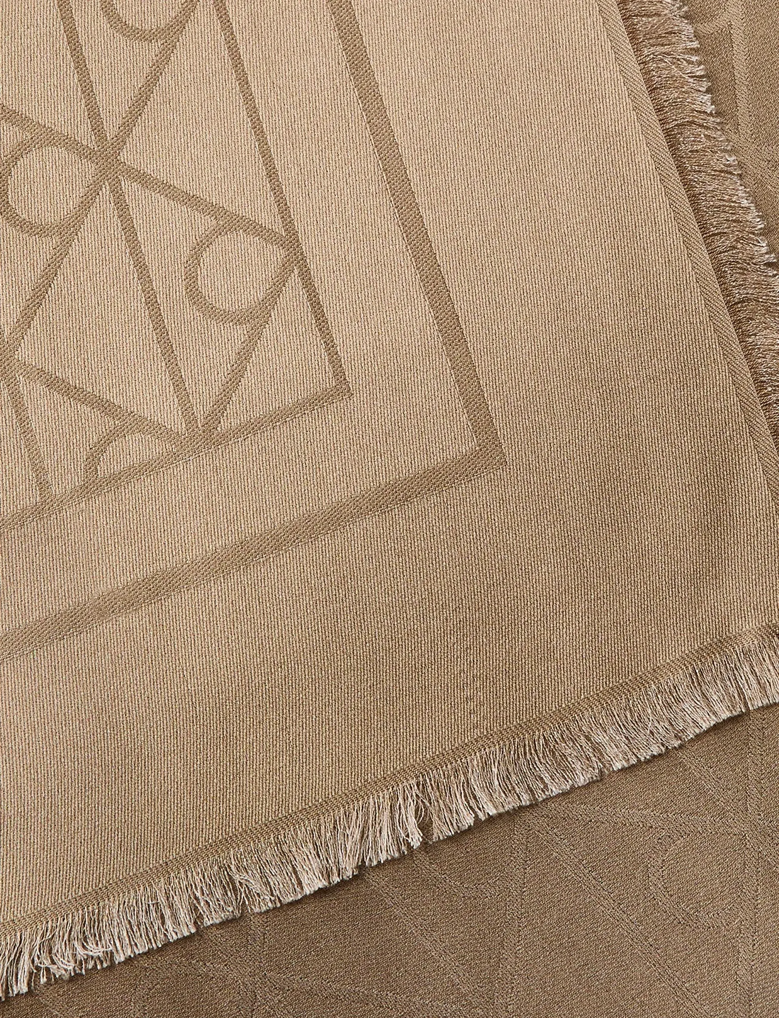 Calvin Klein - GRADIENT EMBLEM SQUARE SCARF 70x - tynde tørklæder - cornstalk - 3