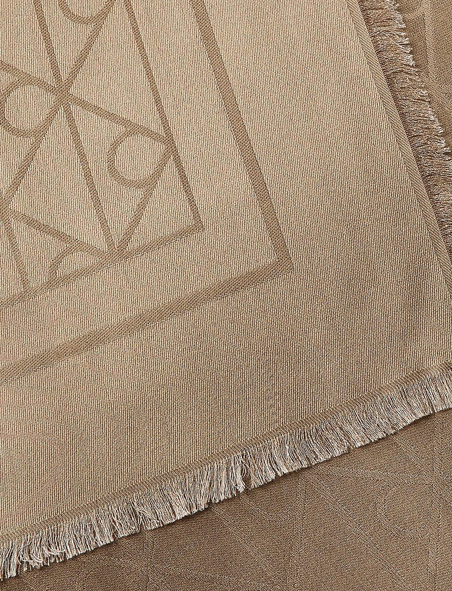 Calvin Klein - GRADIENT EMBLEM SQUARE SCARF 70x - tynde tørklæder - cornstalk - 3