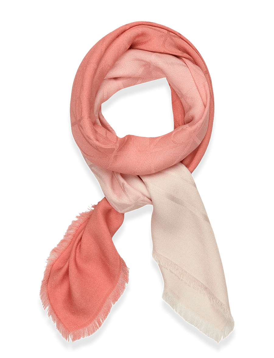 Calvin Klein - GRADIENT EMBLEM SQUARE SCARF 70x - tynde tørklæder - sunfruit fun - 0