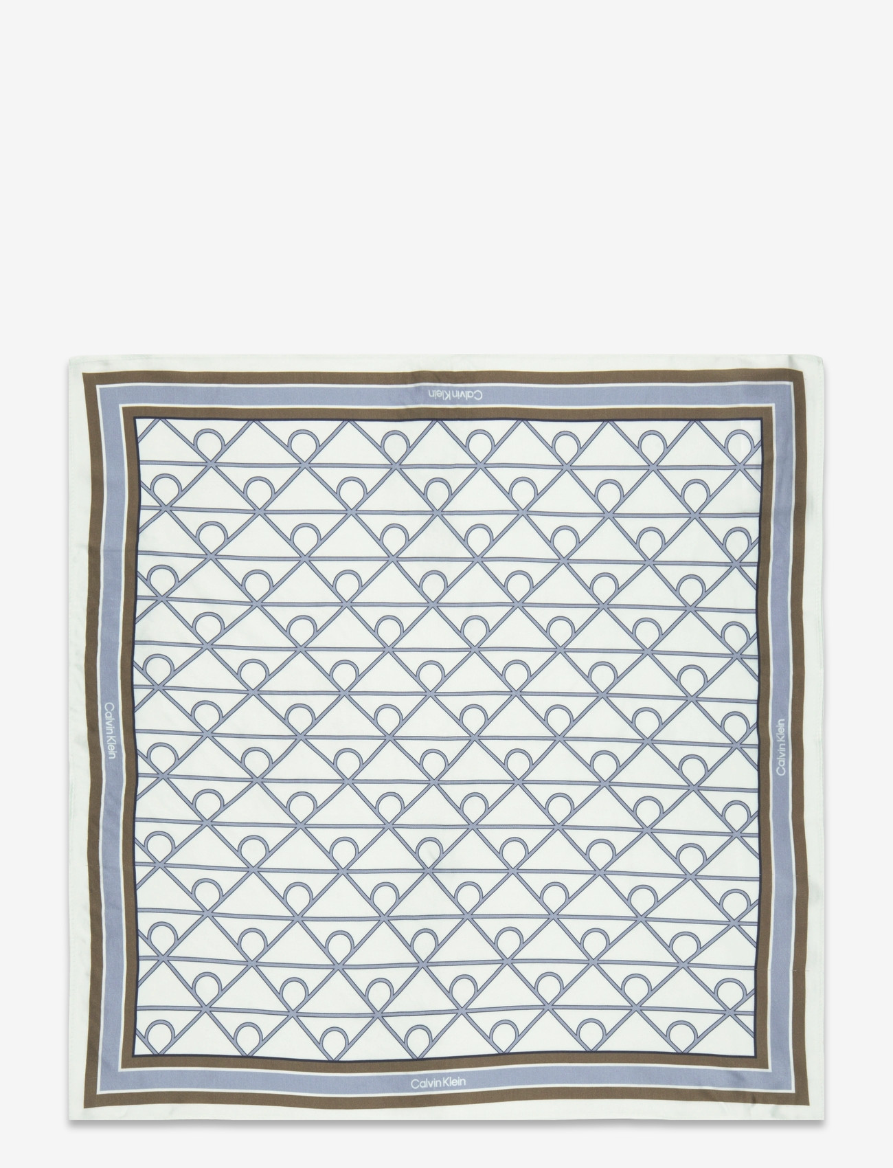 Calvin Klein - EMBLEM AOP PRINTED  BANDANA - tynde tørklæder - faded denim - 1