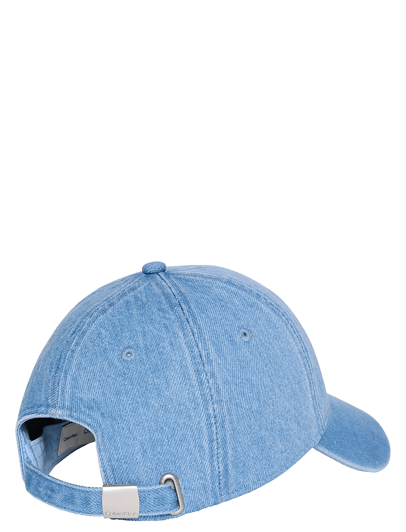 Calvin Klein - MONOGRAM EMBROIDERY DENIM CAP - caps - vintage denim - 1
