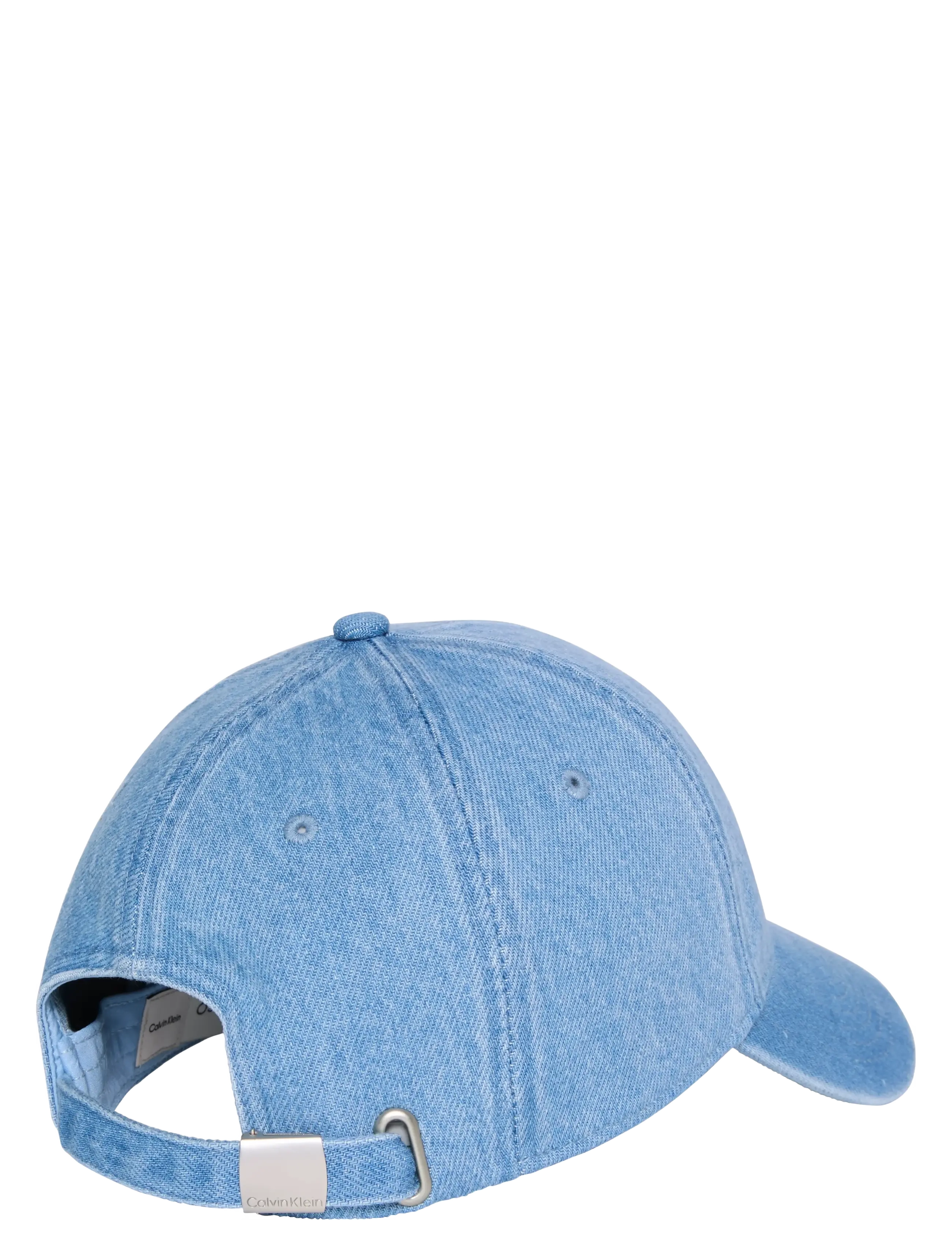 Calvin Klein - MONOGRAM EMBROIDERY DENIM CAP - vintage denim - 1