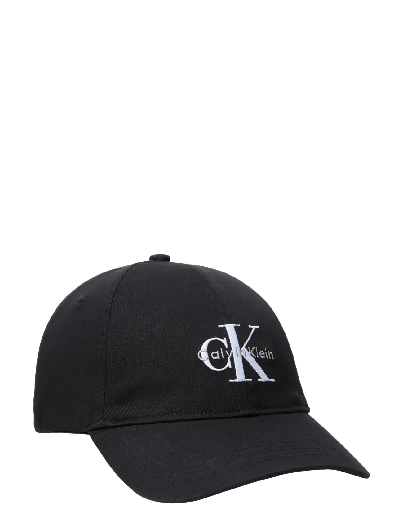 MONOLOGO EMBROIDERY BASEBALL CAP - BLACK