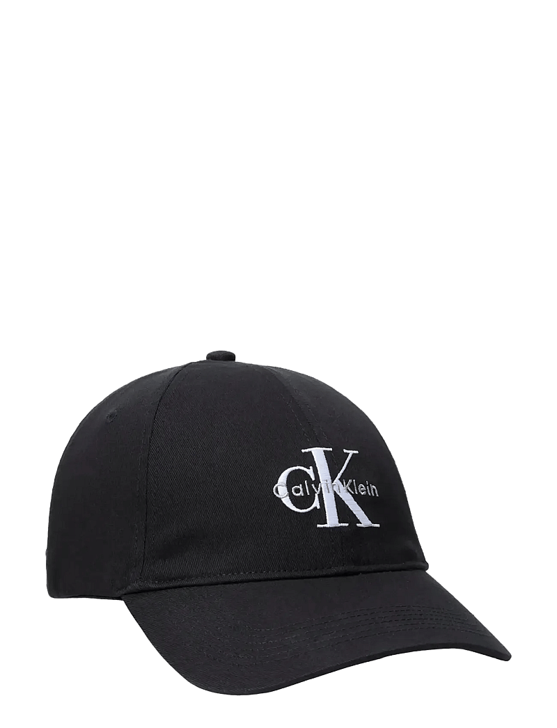 Calvin Klein - MONOLOGO EMBROIDERY BASEBALL CAP - kappen - black - 0