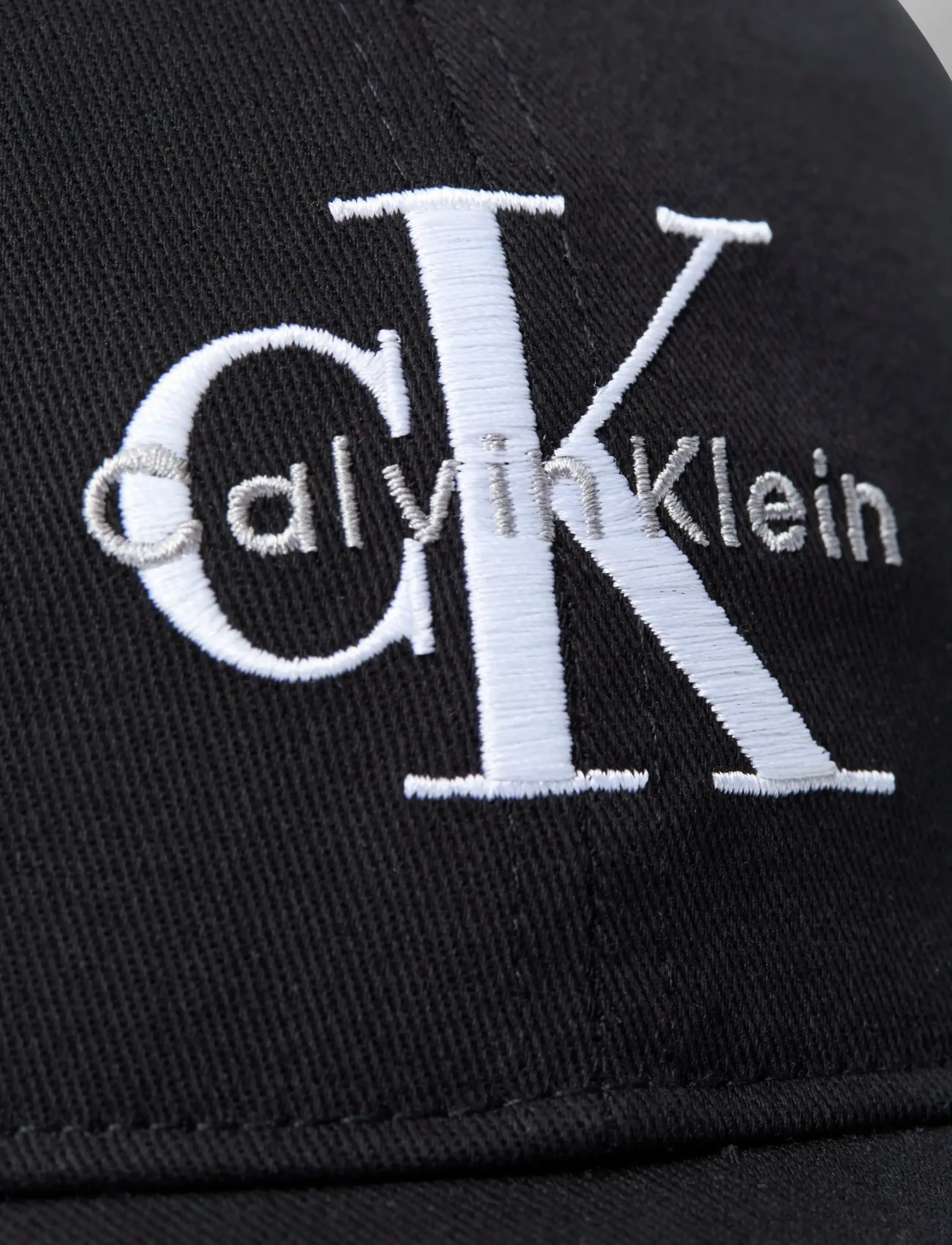 Calvin Klein - MONOLOGO EMBROIDERY CAP - kappen - black - 4