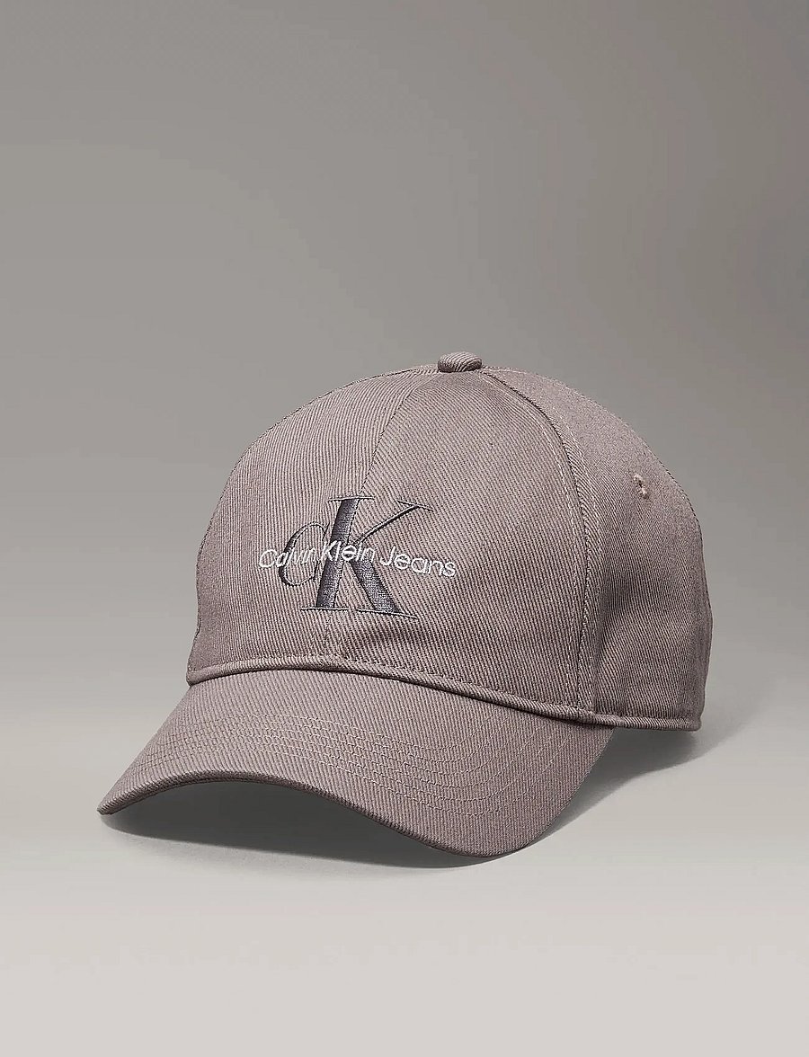 Calvin Klein - MONOLOGO EMBROIDERY BASEBALL CAP - kasketter - charcoal gray - 3