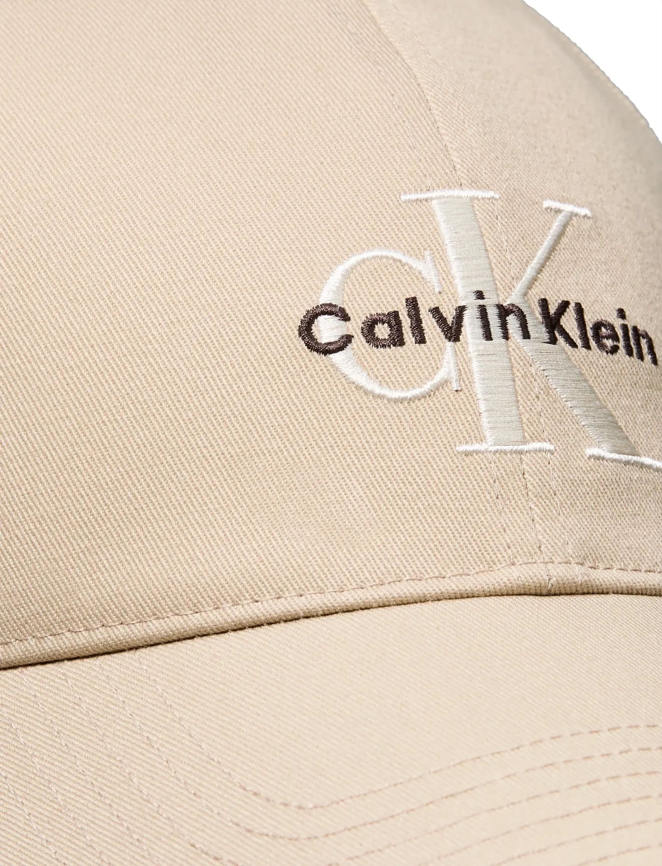Calvin Klein - MONOLOGO EMBROIDERY CAP - laveste priser - crockery - 3