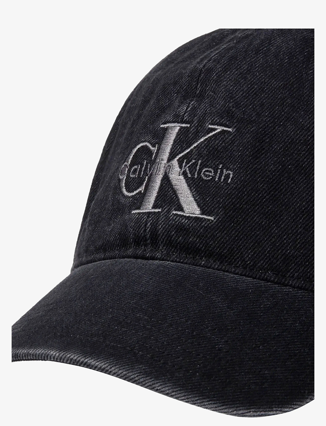 Calvin Klein - MNLG EMBRDRY DNM BSB - kepsar - black - 2