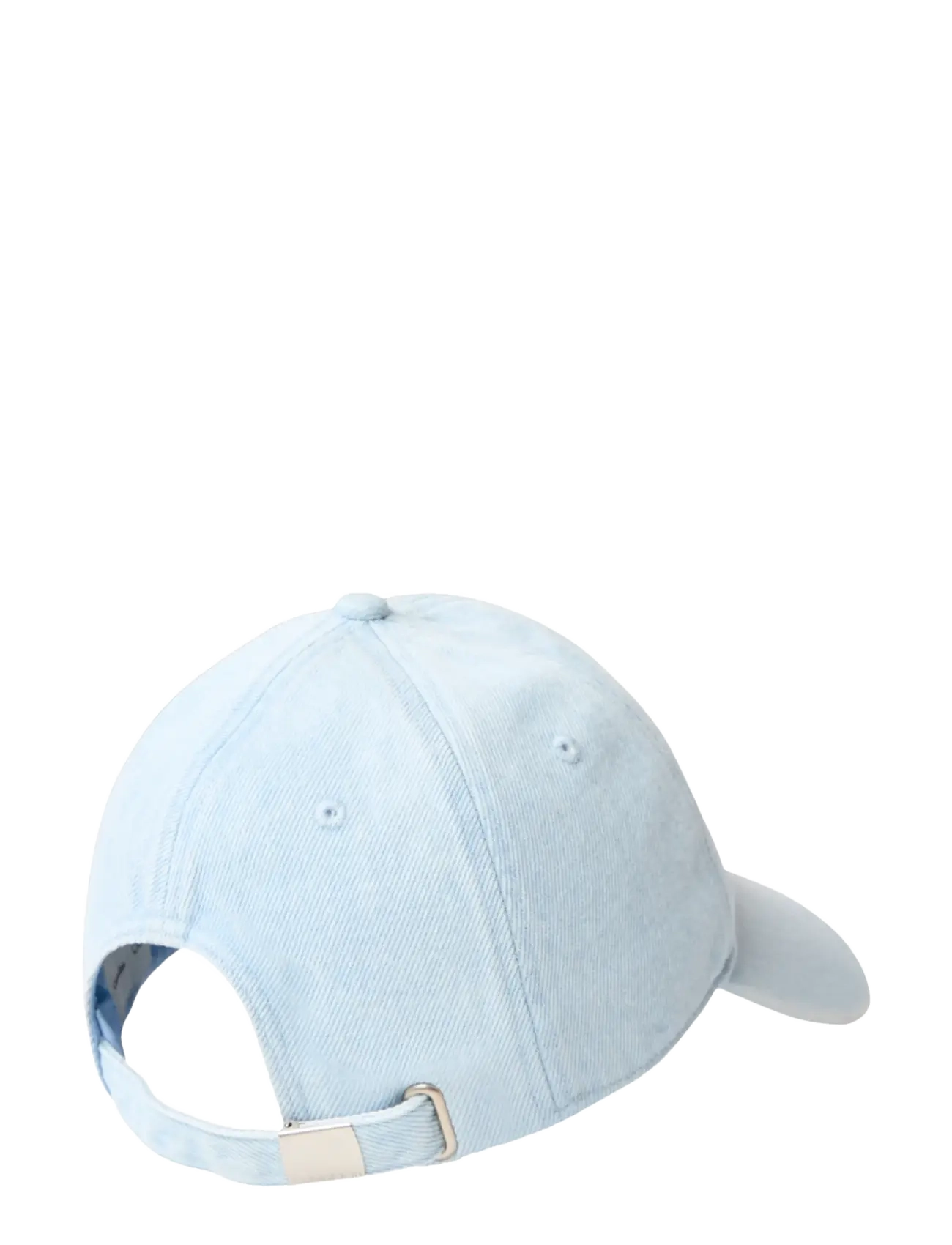 Calvin Klein - MONOLOGO EMBROIDERY DENIM CAP - light wash denim - 1
