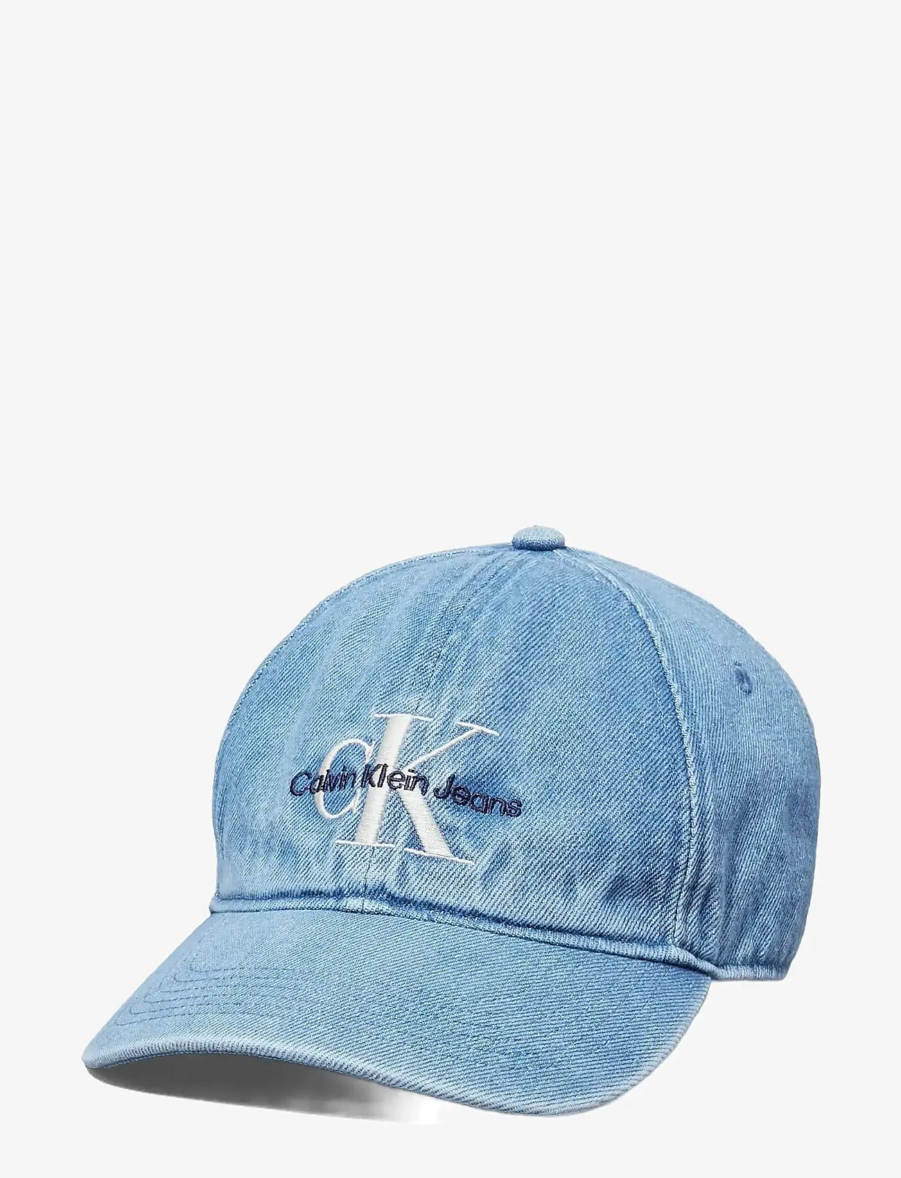 Calvin Klein - MONOLOGO EMBROIDERY DENIM  CAP - die niedrigsten preise - vintage denim - 0