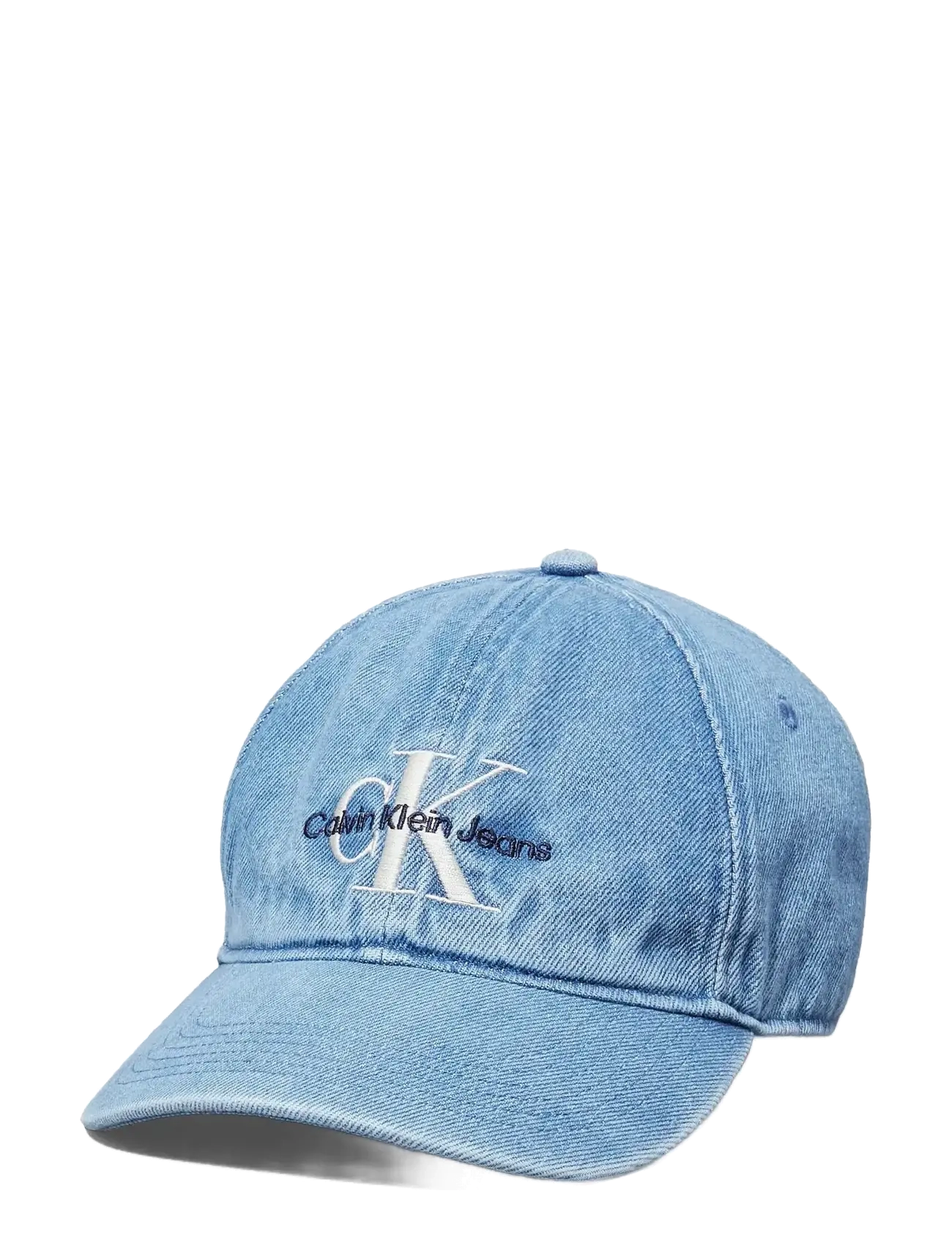 Calvin Klein MONOLOGO EMBROIDERY DENIM CAP - Accessoires - VINTAGE DENIM / blue