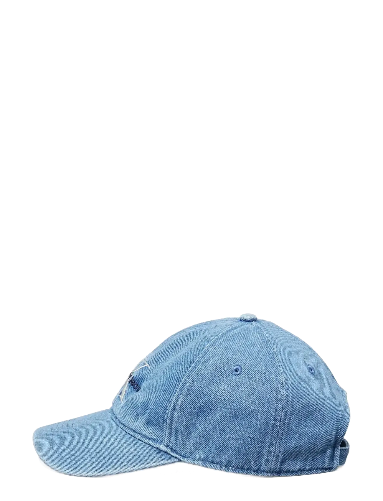 Calvin Klein - MONOLOGO EMBROIDERY DENIM CAP - vintage denim - 2