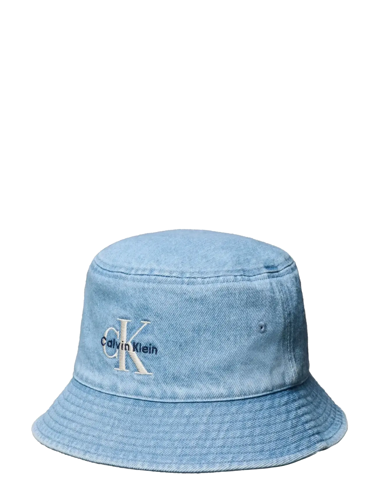 Calvin Klein MONOLOGO EMBROIDERY DENIM BUCKET - Nyheter - VINTAGE DENIM / blue