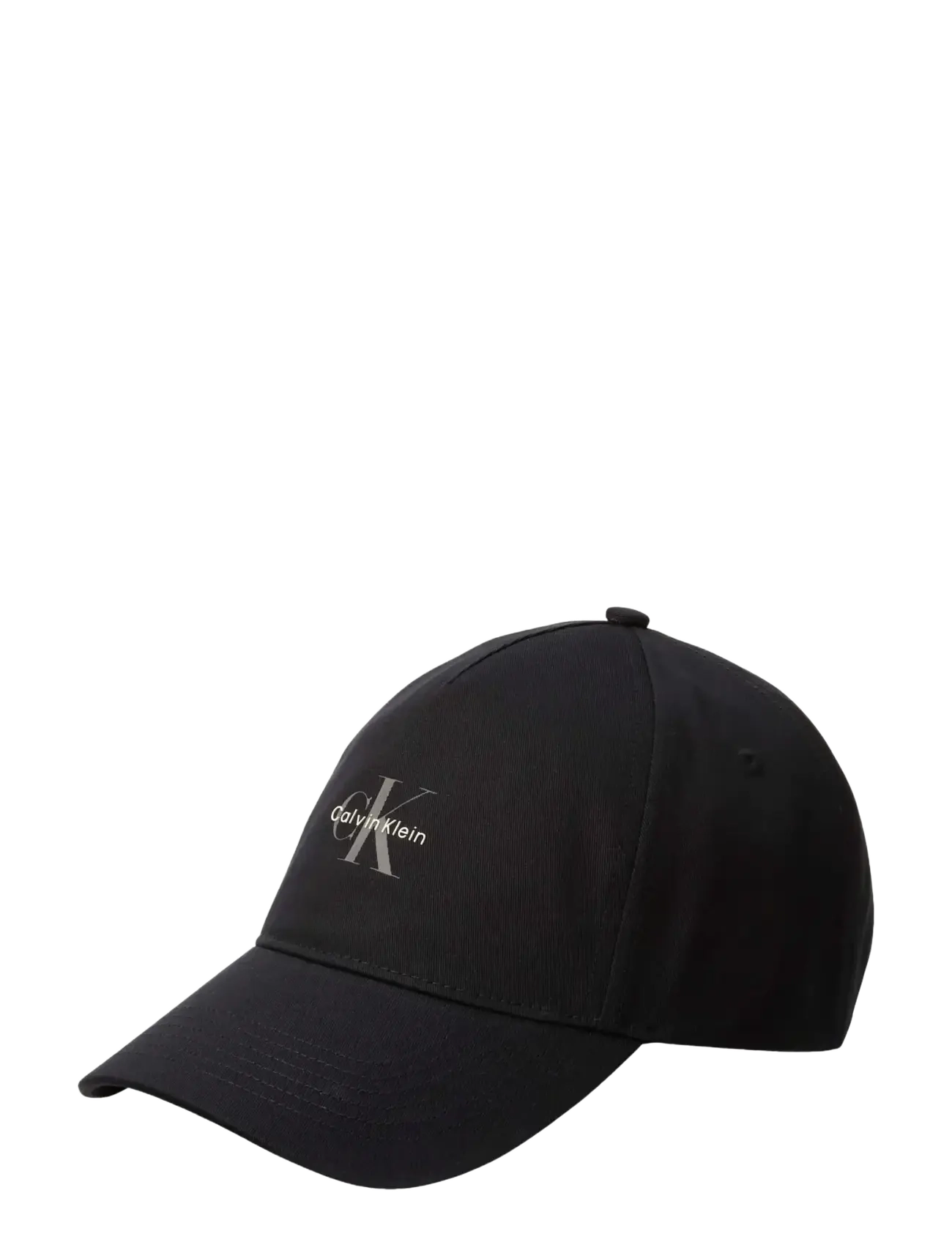 Calvin Klein Monologo Printed Baseball Cap, One Size, Black, Hovedbeklædning > Kasketter, Herre