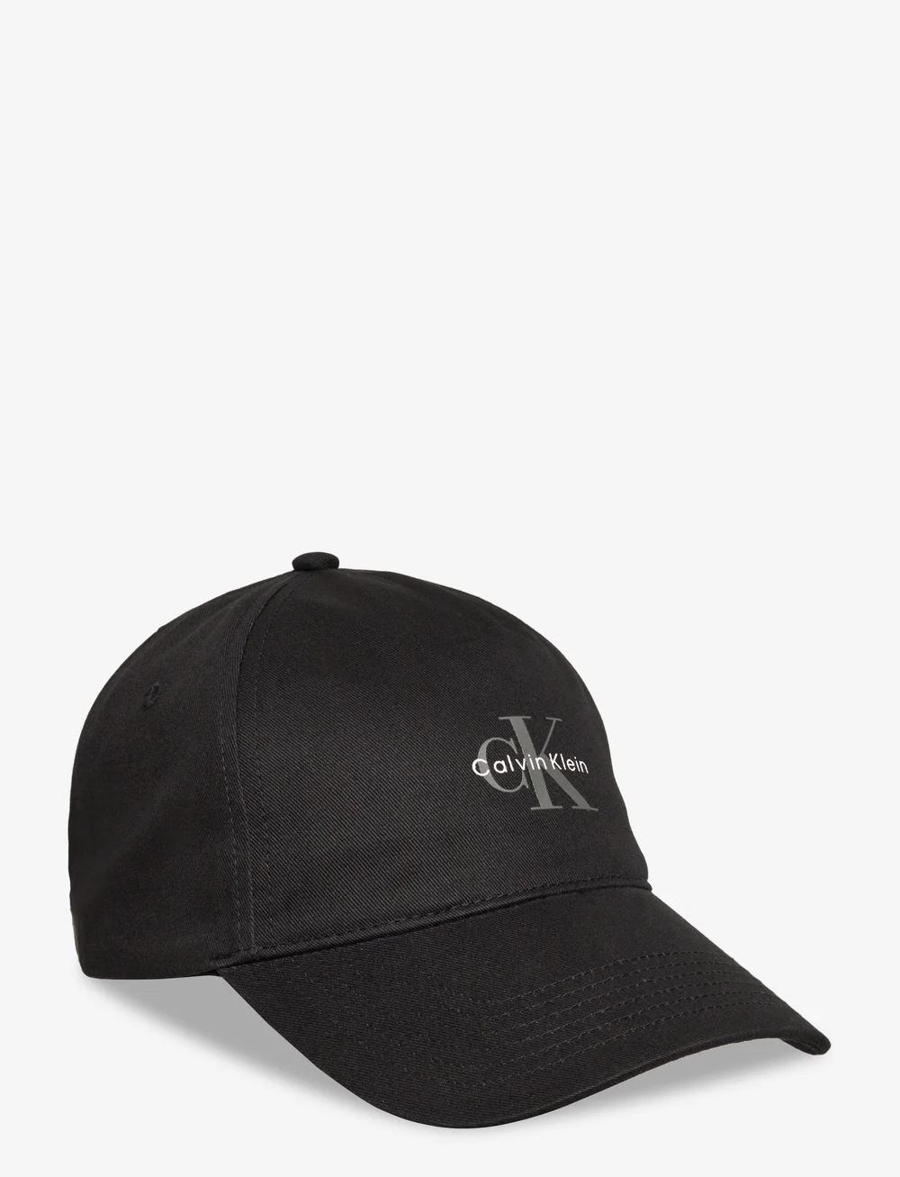 Calvin Klein - MONOLOGO PRINTED BASEBALL CAP - kepsar - black - 0