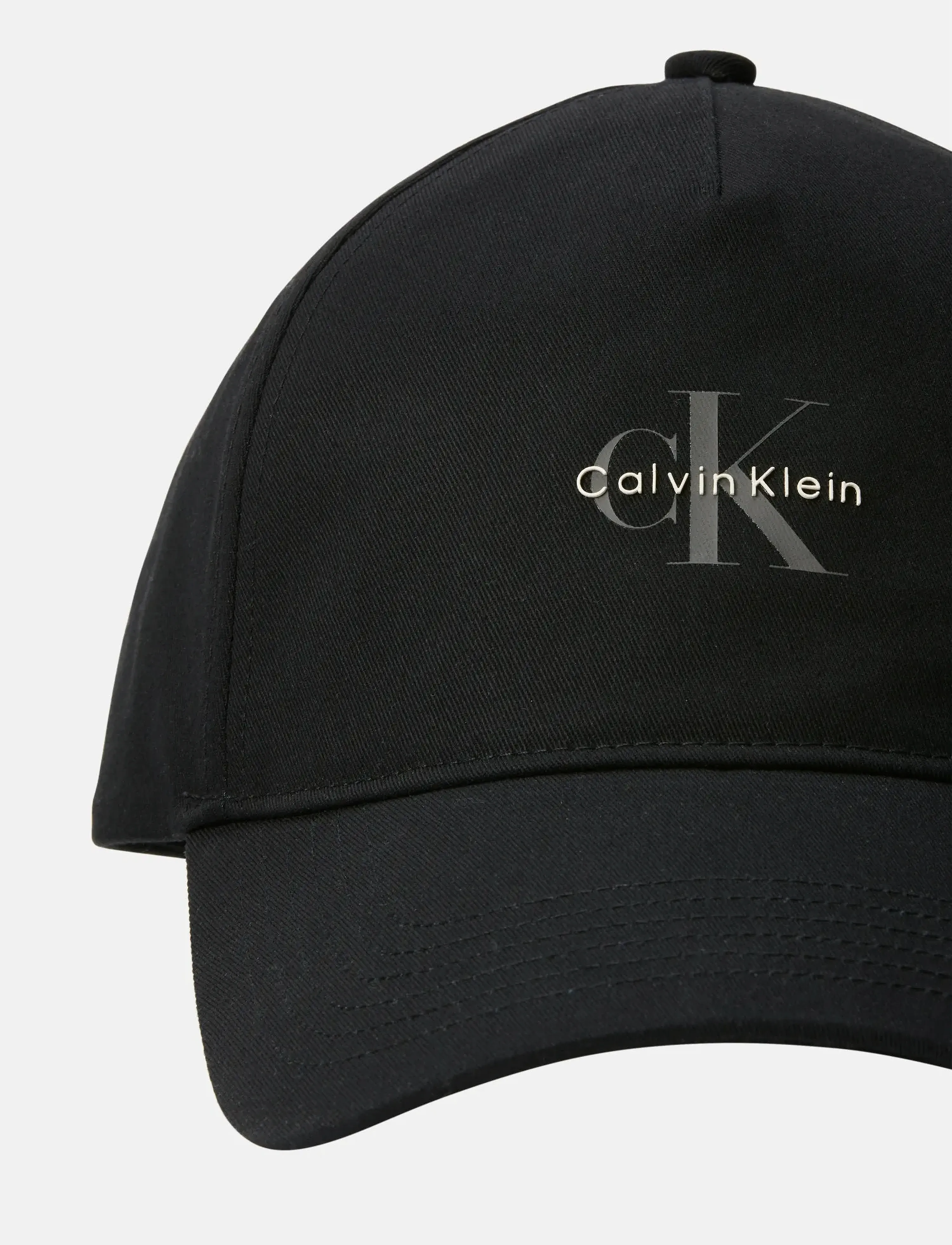 Calvin Klein - MONOLOGO PRINTED BASEBALL CAP - mažiausios kainos - black - 4