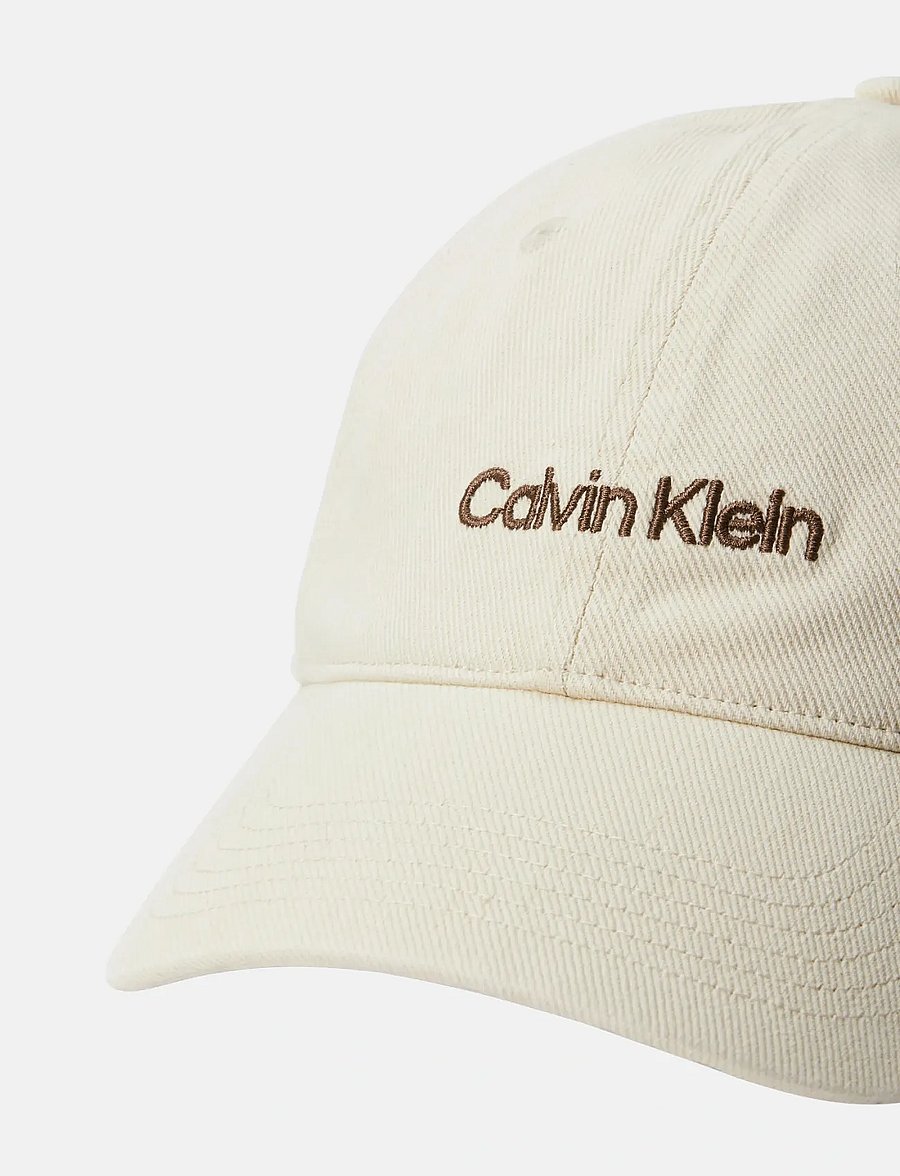 Calvin Klein - LOGO CALVIN KLEIN EMB ON DENIM - nokamütsid - bone white - 2