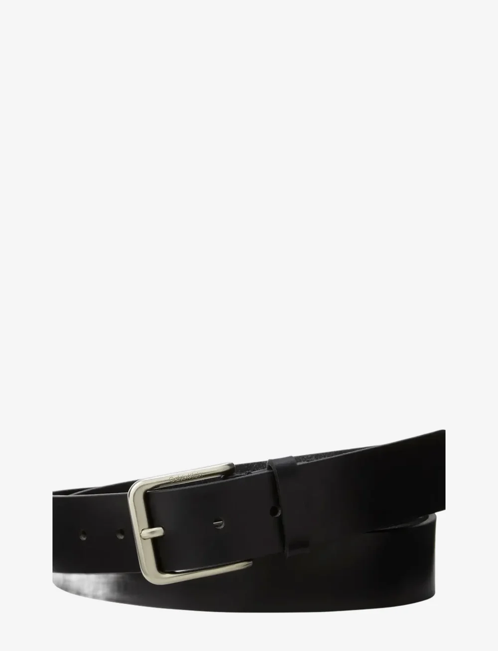 Calvin Klein - CASUAL PIN BUCKLE 35MM FIXED - klassiska skärp - black / pewter - 0