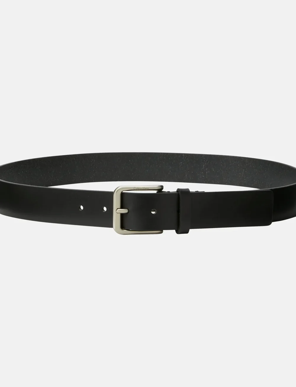 Calvin Klein - CASUAL PIN BUCKLE 35MM FIXED - klassiska skärp - black / pewter - 1