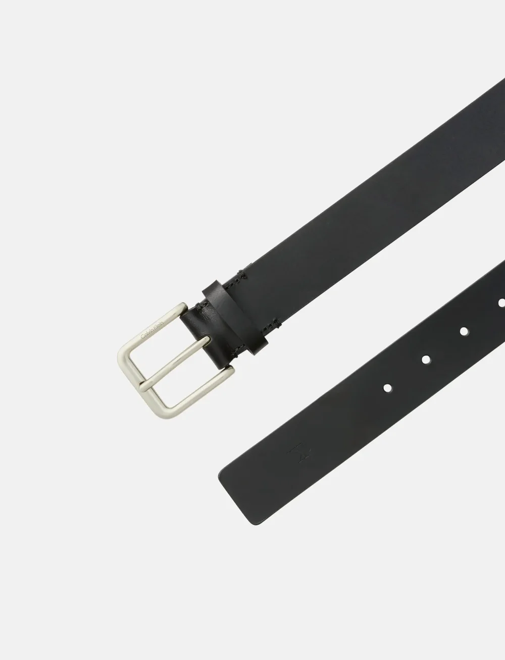 Calvin Klein - CASUAL PIN BUCKLE 35MM FIXED - klassiska skärp - black / pewter - 2