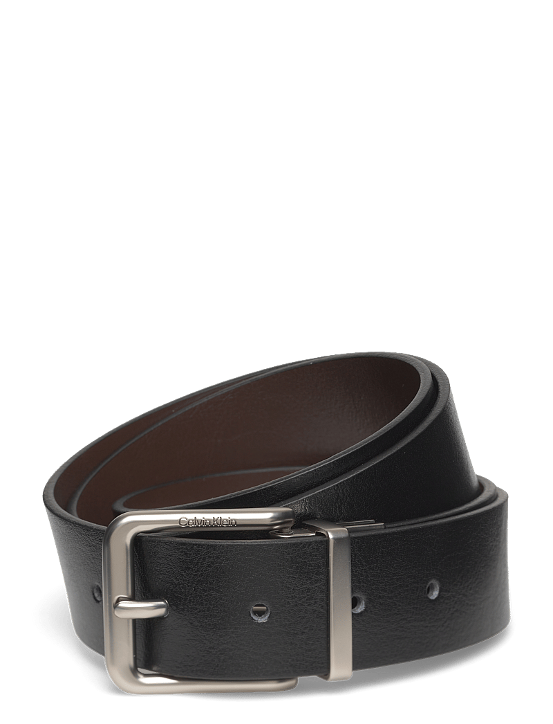 Calvin Klein - CASUAL PIN BUCKLE 35MM ADJ/REV - klassisch gürtel - black delicioso pewter - 1