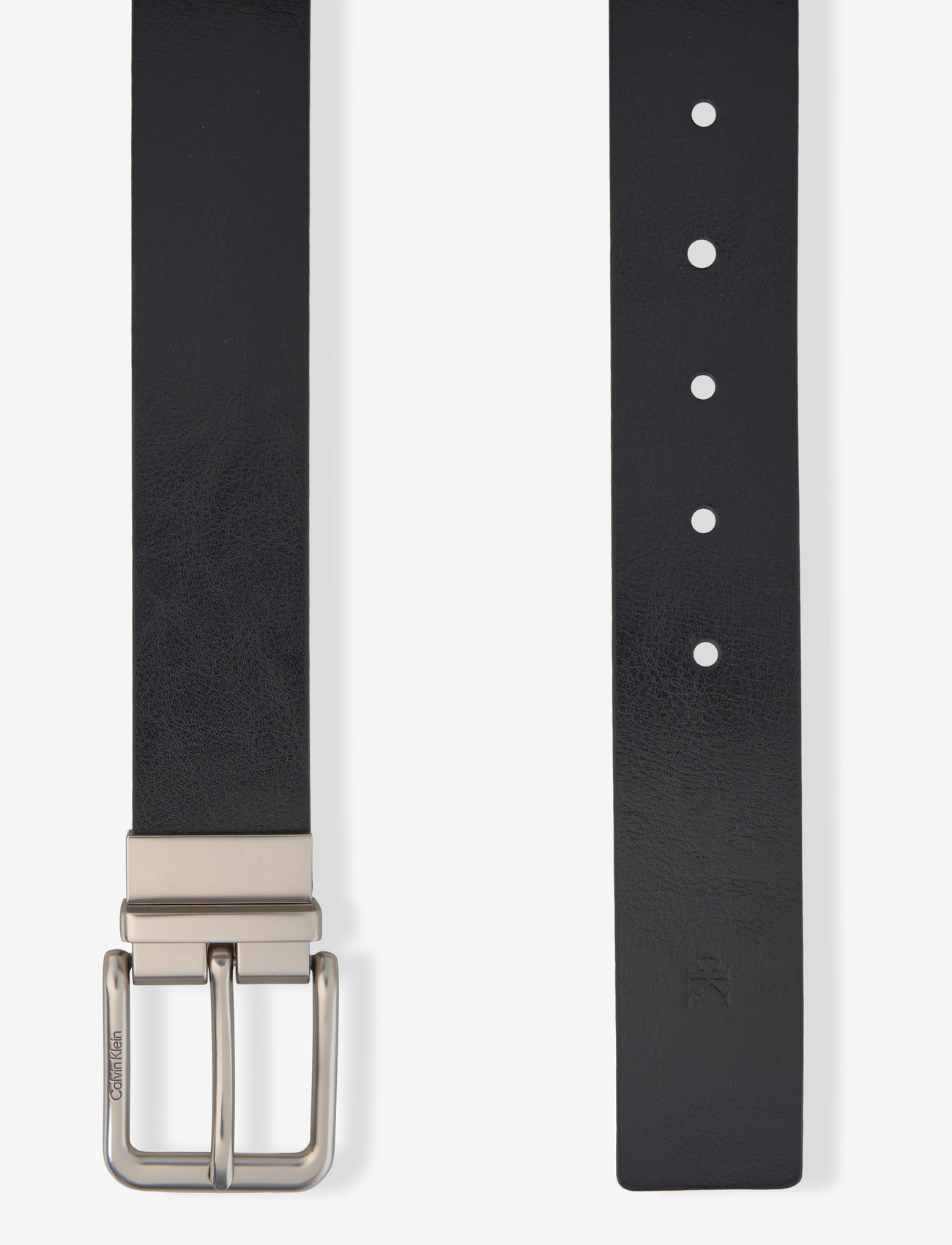 Calvin Klein - CASUAL PIN BUCKLE 35MM ADJ/REV - klassisch gürtel - black delicioso pewter - 2