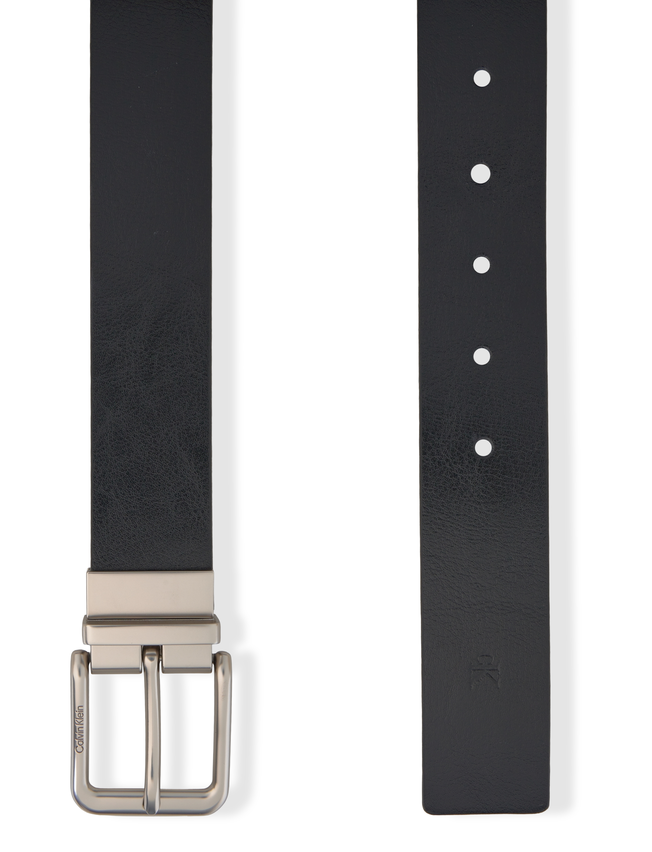 Calvin Klein - CASUAL PIN BUCKLE 35MM ADJ/REV - black delicioso pewter - 2