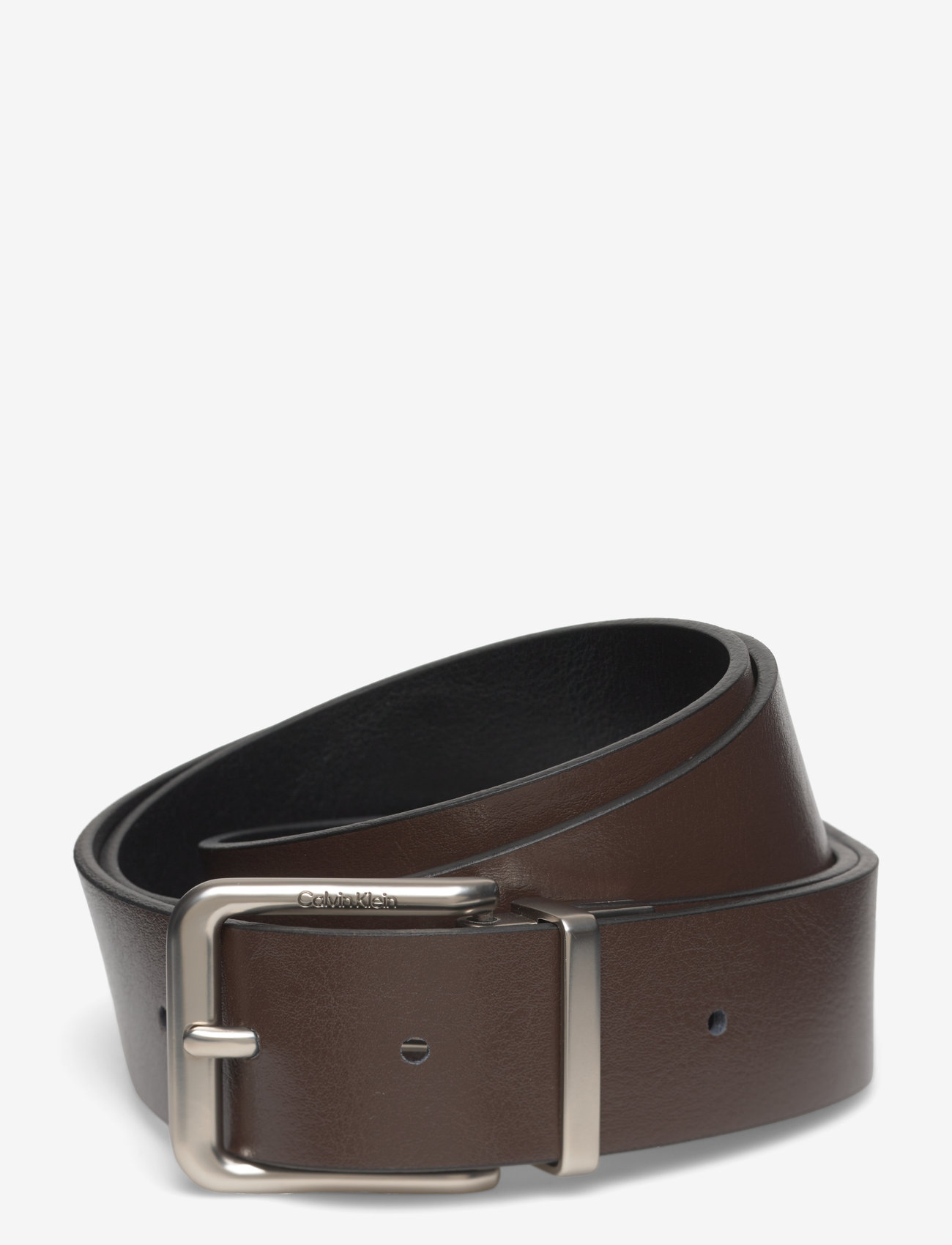 Calvin Klein - CASUAL PIN BUCKLE 35MM ADJ/REV - klassisch gürtel - black delicioso pewter - 3