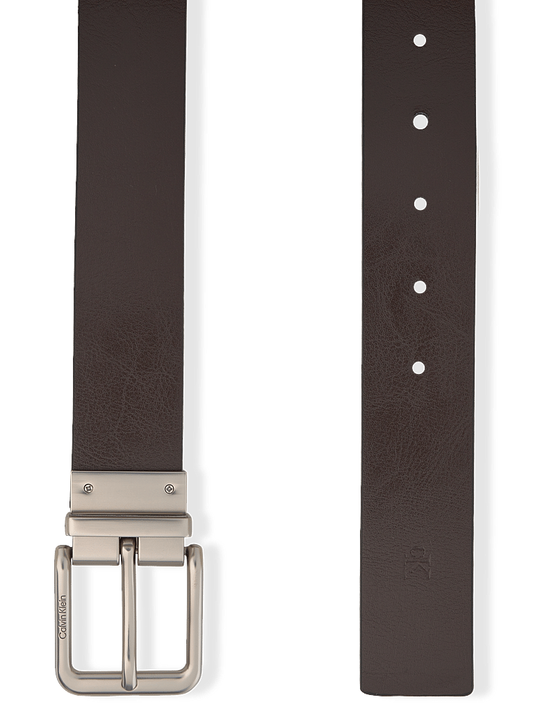 Calvin Klein - CASUAL PIN BUCKLE 35MM ADJ/REV - klassisch gürtel - black delicioso pewter - 4