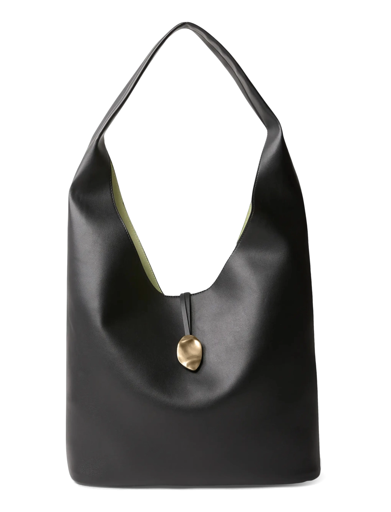 CALVIN KLEIN Stone Lock Slouchy Large Shoulde Schwarz - One Size - Damen