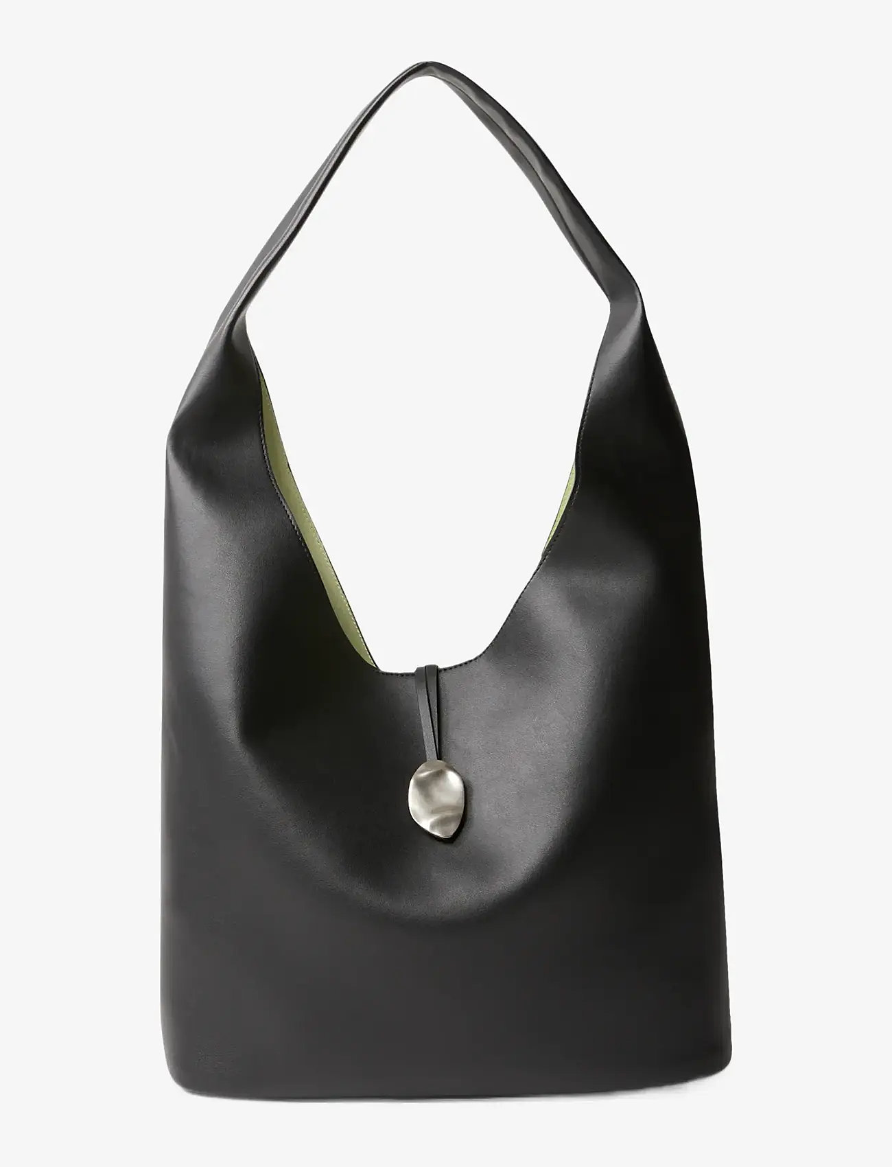 Calvin Klein - STONE LOCK SLOUCHY LARGE SHOULDE - hverdags stil - black - 1