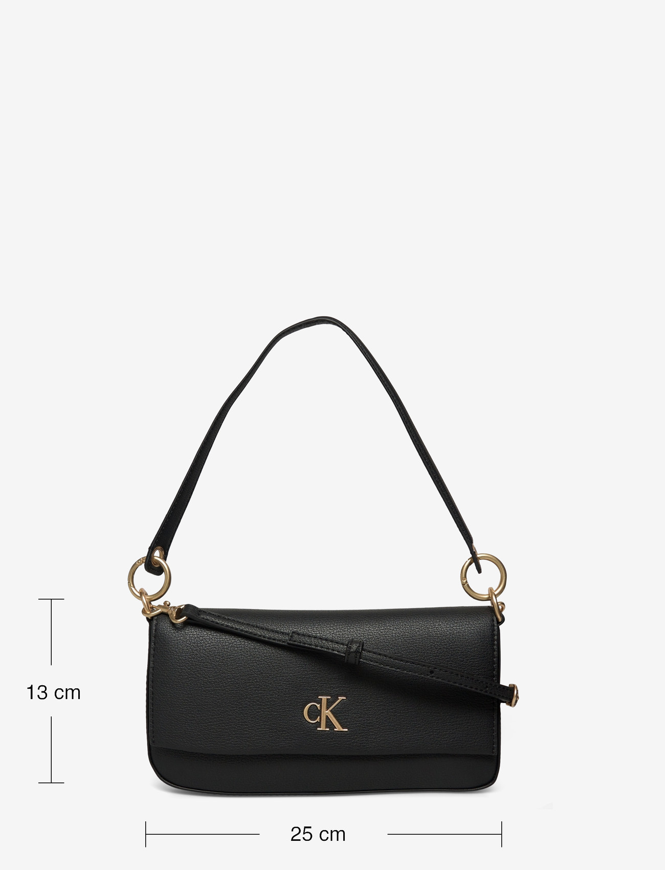 Calvin Klein - MINIMAL MONOGRAM SHOULDER POUCH - black - 3