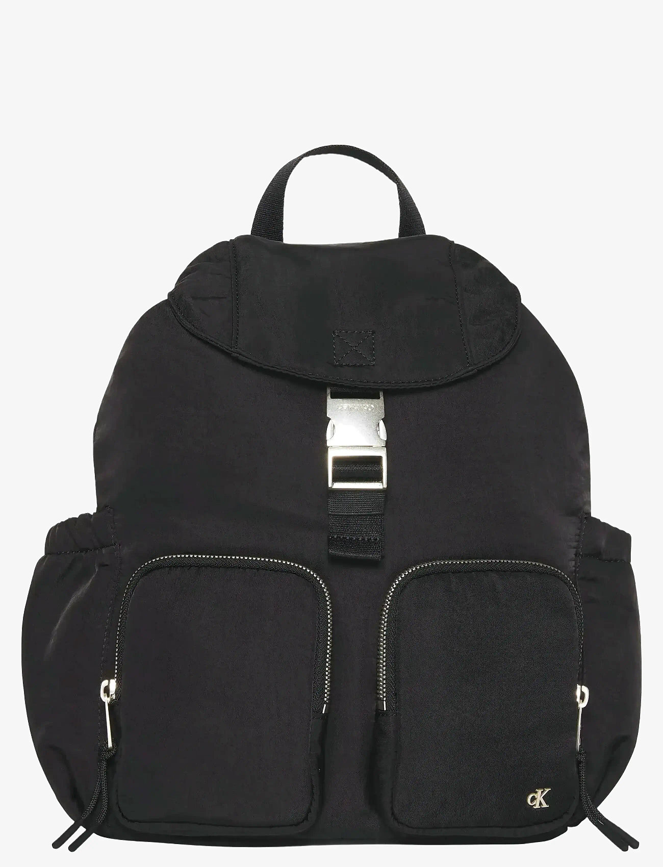 Calvin Klein - FLAP NYLON BACKPACK - black - 0