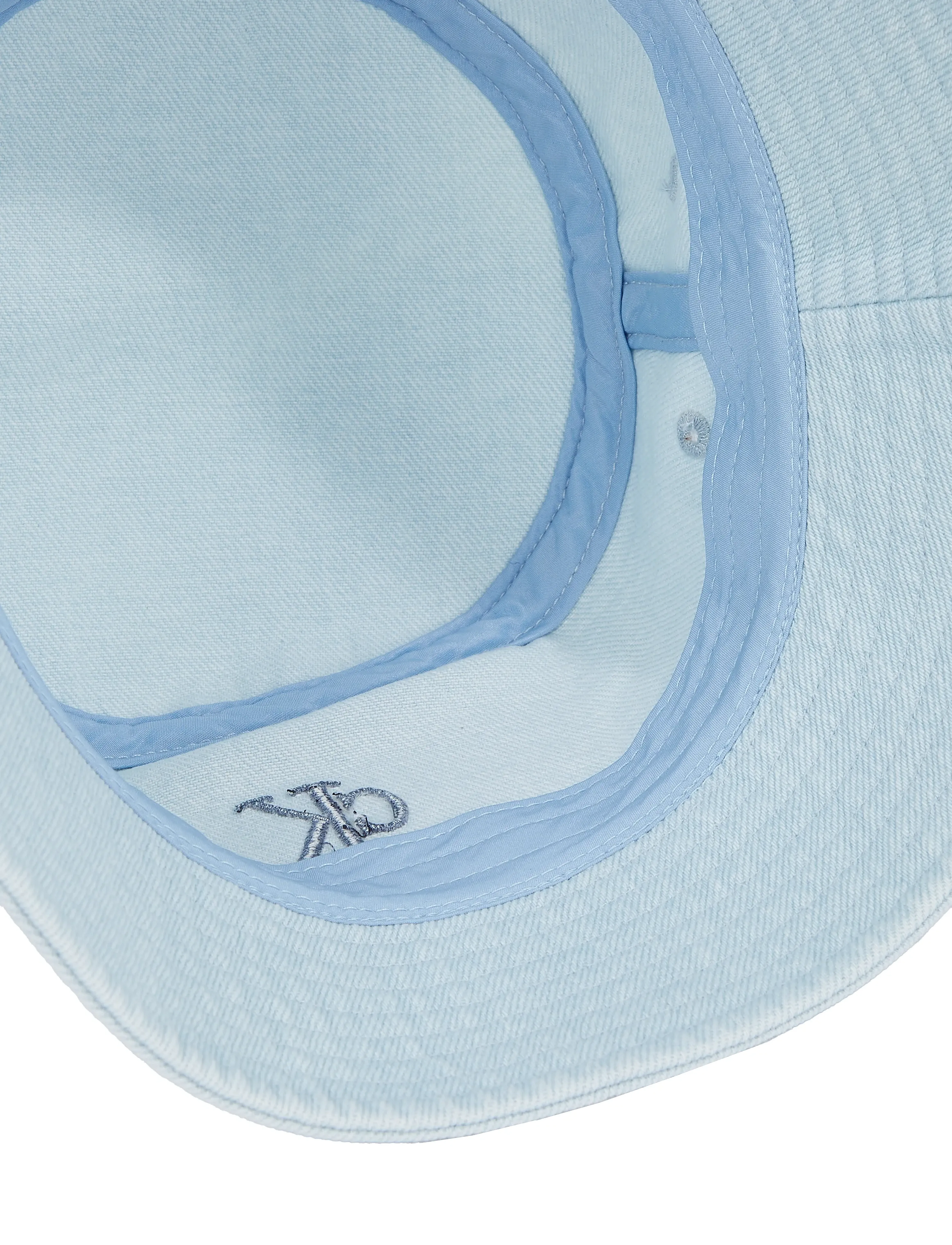 Calvin Klein - MONOGRAM EMBROIDERY DENIM BUCKET - die niedrigsten preise - light wash denim - 3