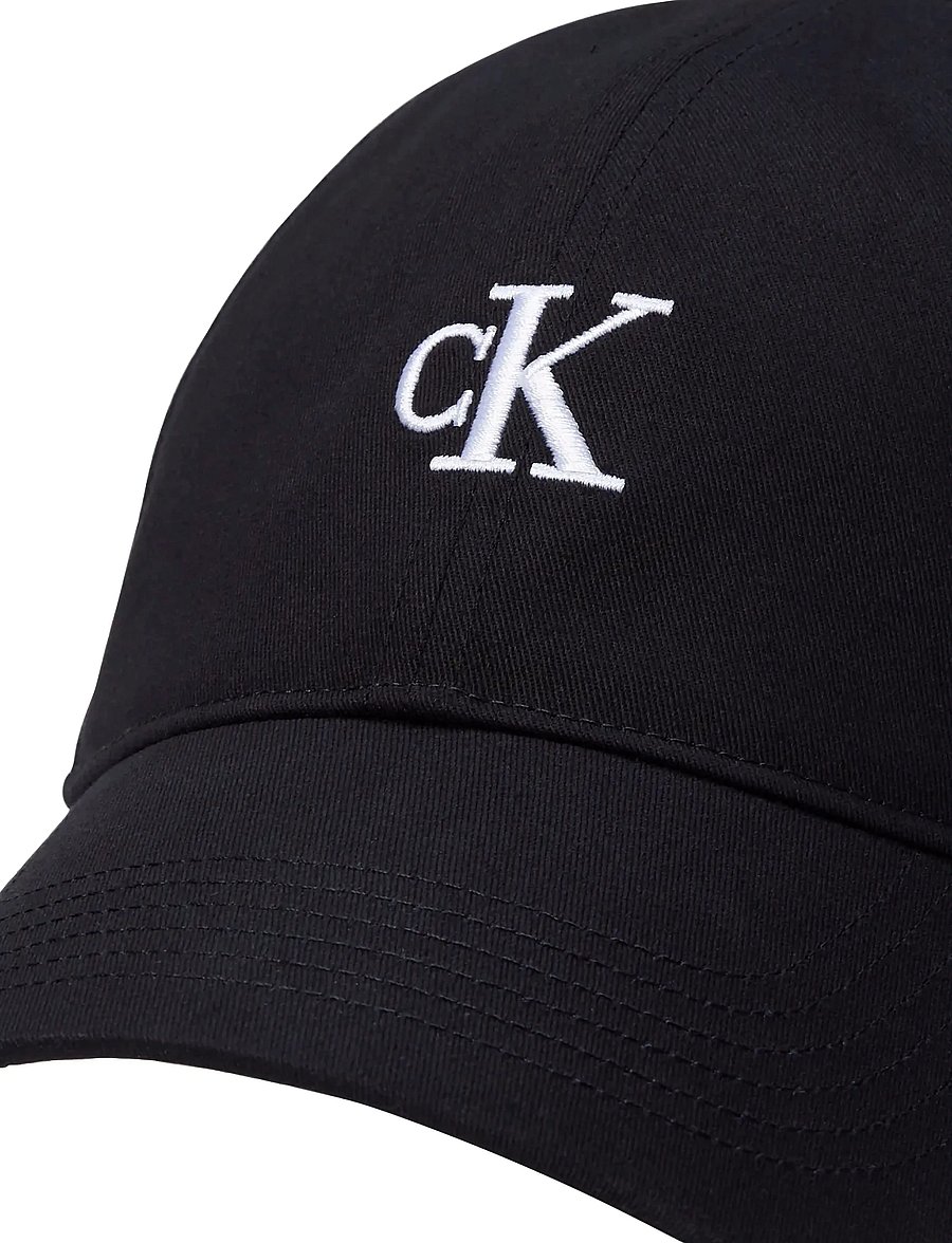 Calvin Klein - MONOGRAM EMBROIDERY BASEBALL CAP - kappen - black - 3