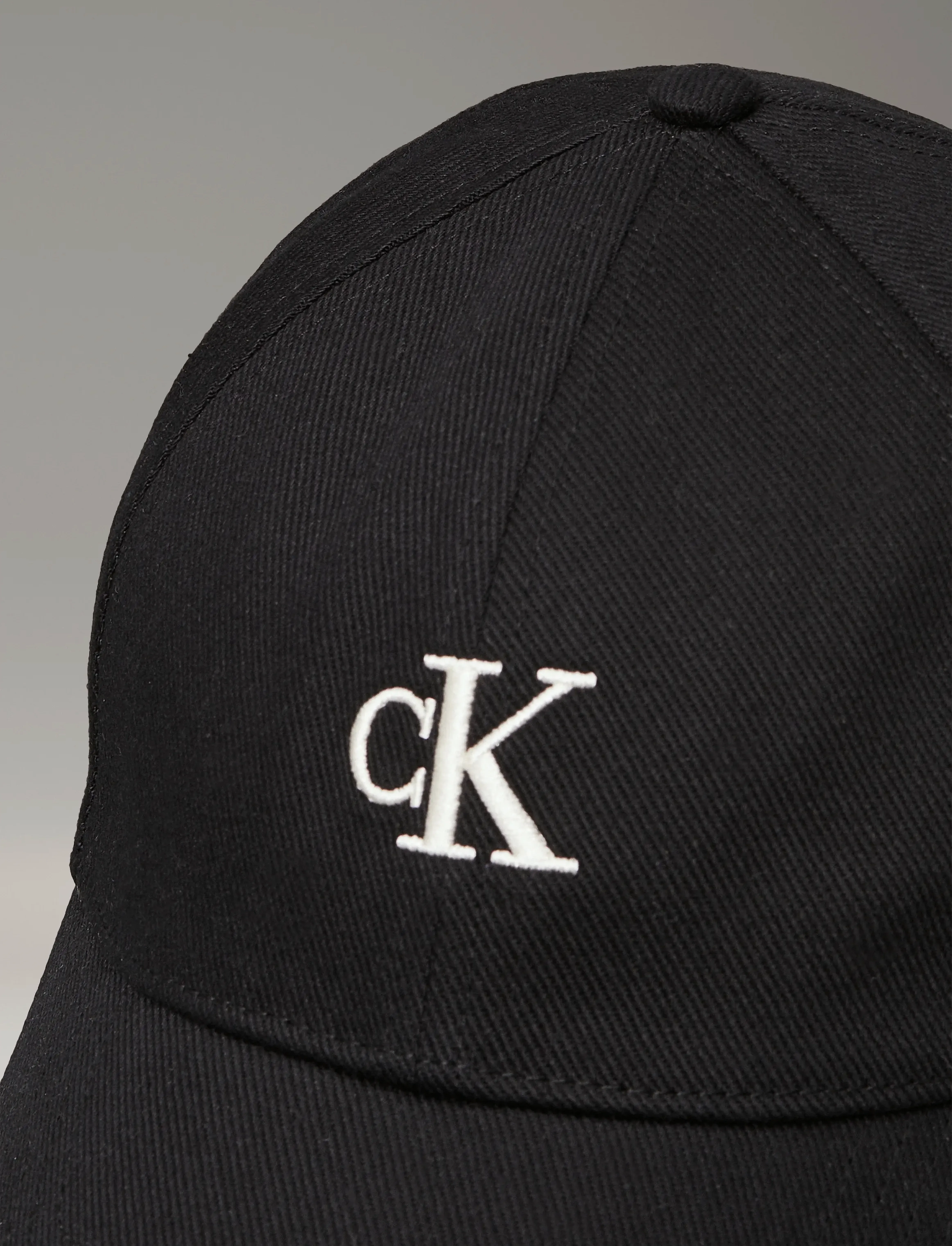 Calvin Klein - MONOGRAM EMBROIDERY BASEBALL CAP - black - 4