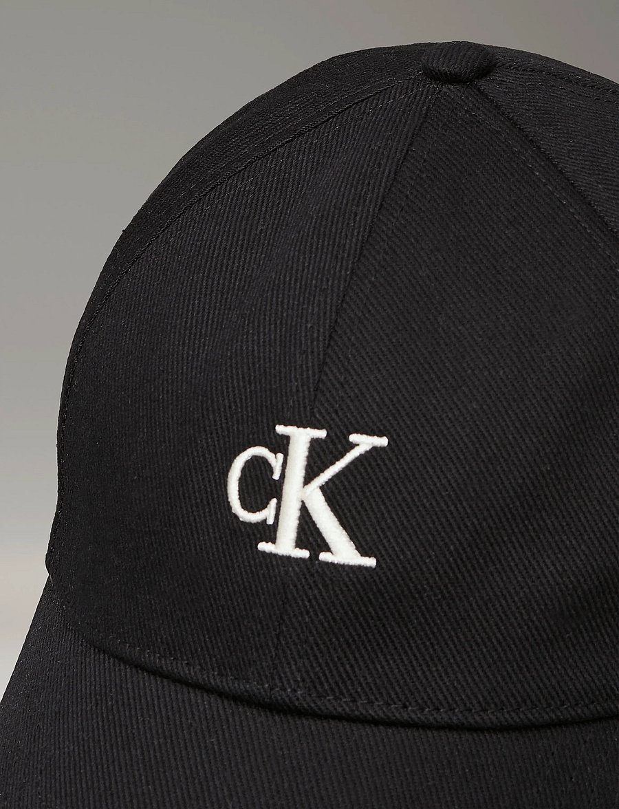 Calvin Klein - MONOGRAM EMBROIDERY BASEBALL CAP - kappen - black - 4
