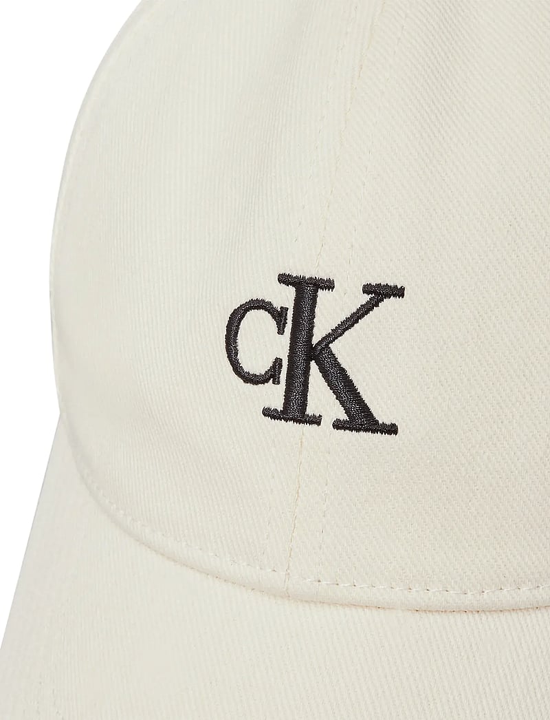 Calvin Klein - MONOGRAM EMBROIDERY BASEBALL CAP - bone white - 5