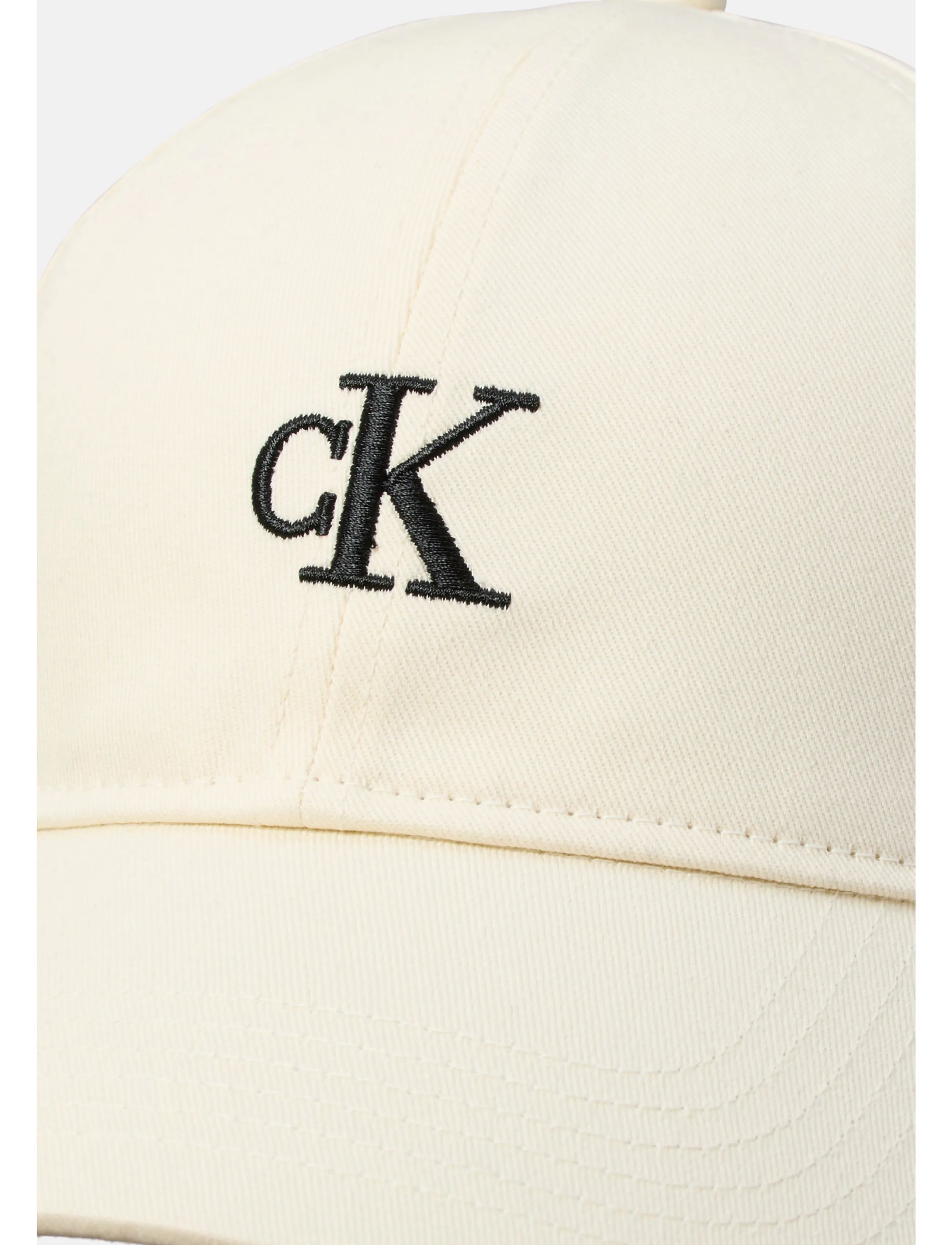 Calvin Klein - MONOGRAM EMBROIDERY BASEBALL CAP - kappen - bone white - 5
