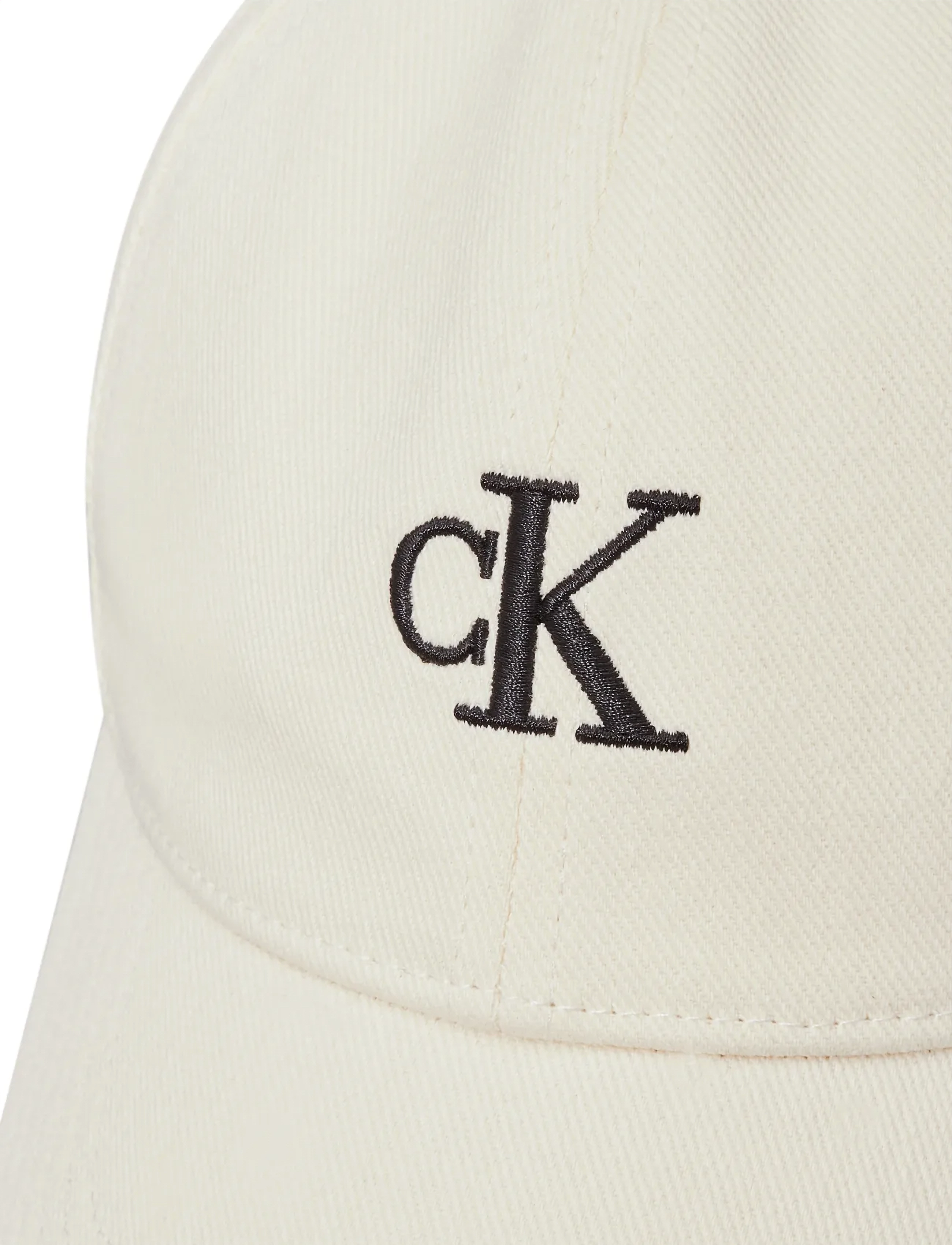 Calvin Klein - MONOGRAM EMBROIDERY BASEBALL CAP - bone white - 5