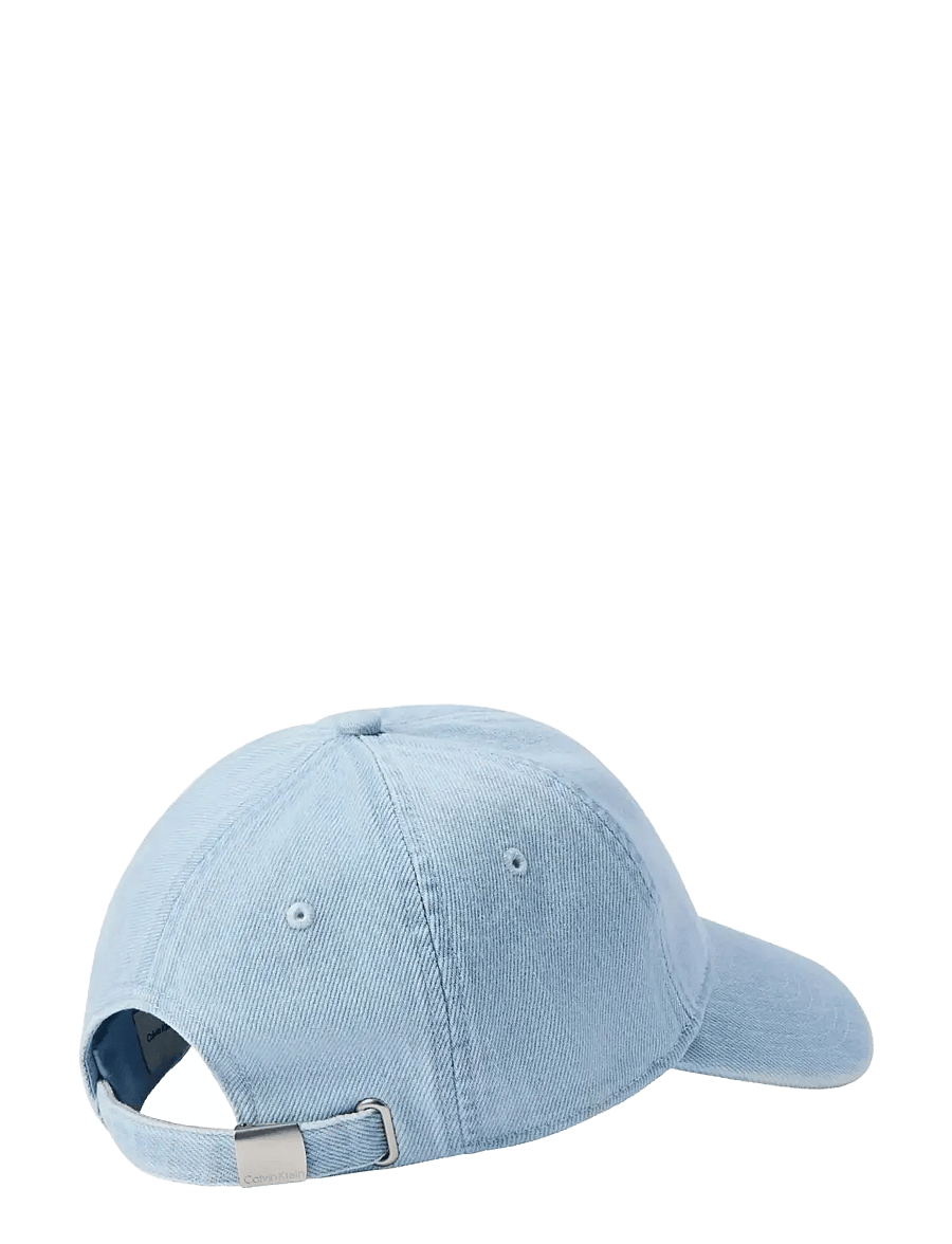 Calvin Klein - MONOGRAM EMBROIDERY DENIM BASEBA - light wash denim - 1